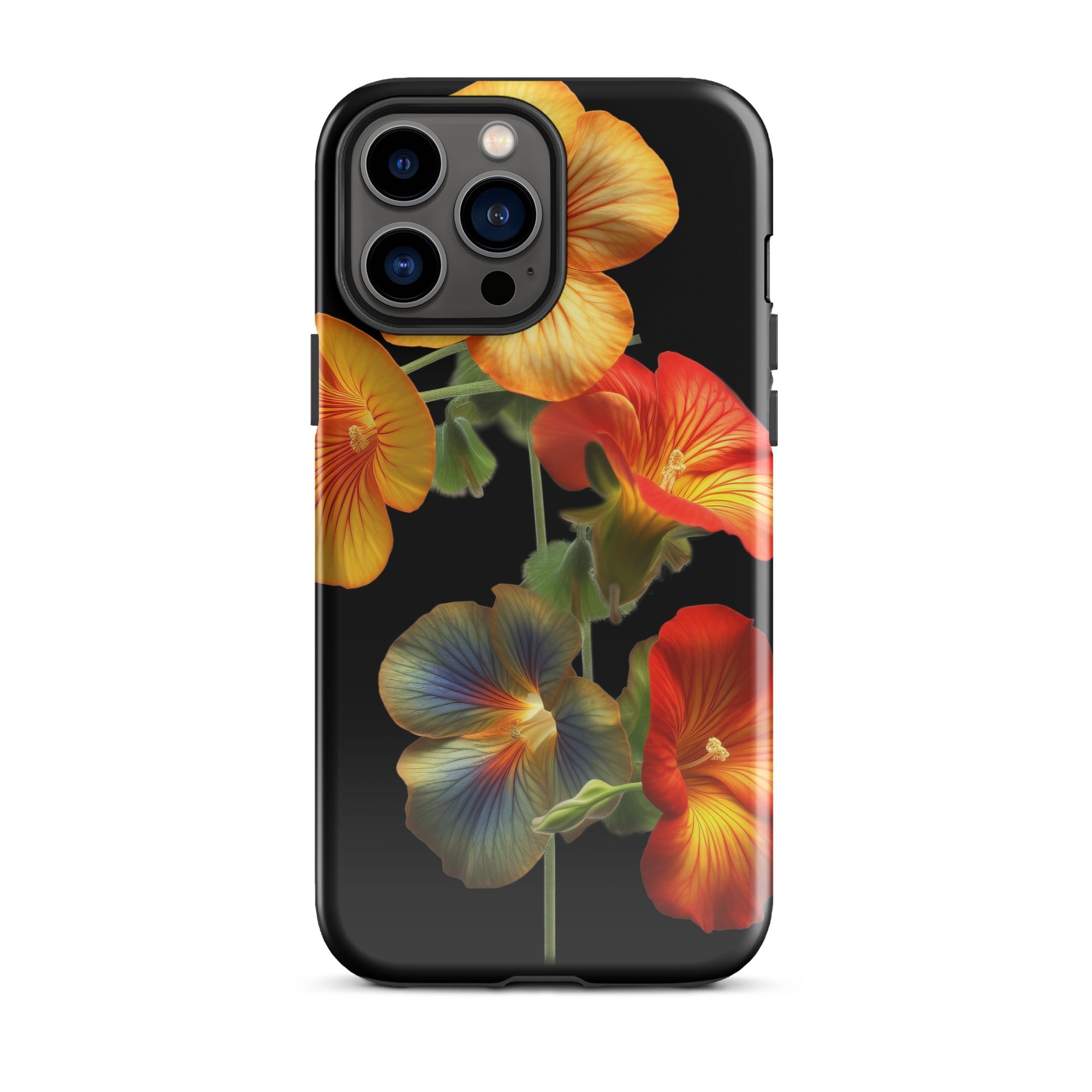 Multiple Nasturtium Flower iPhone Case by Visual Verse - Image 21