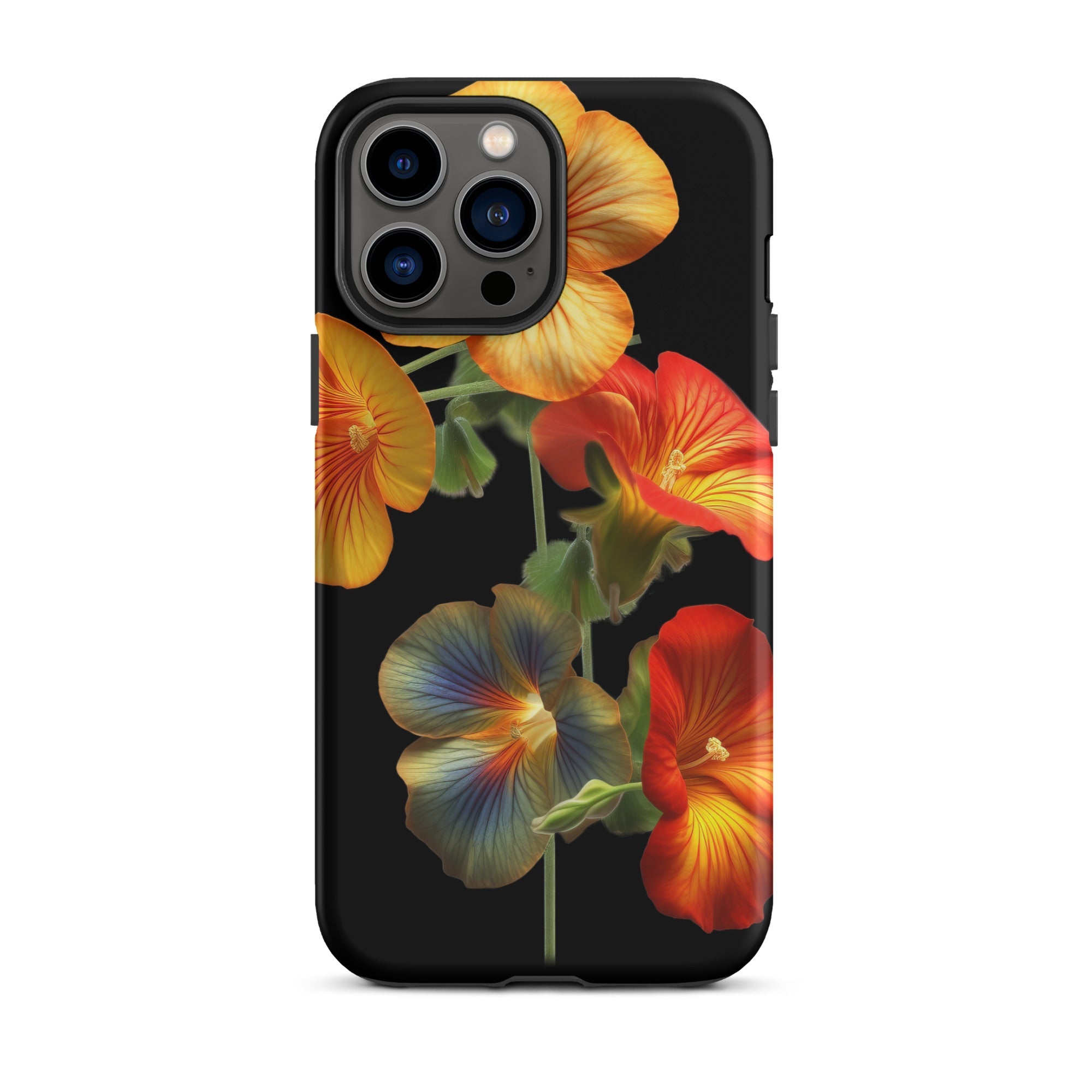 Multiple Nasturtium Flower iPhone Case by Visual Verse - Image 22