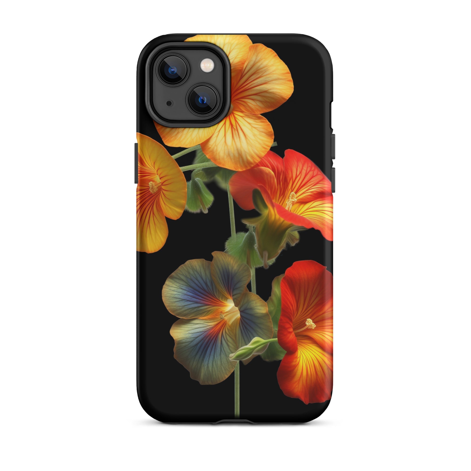 Multiple Nasturtium Flower iPhone Case by Visual Verse - Image 26