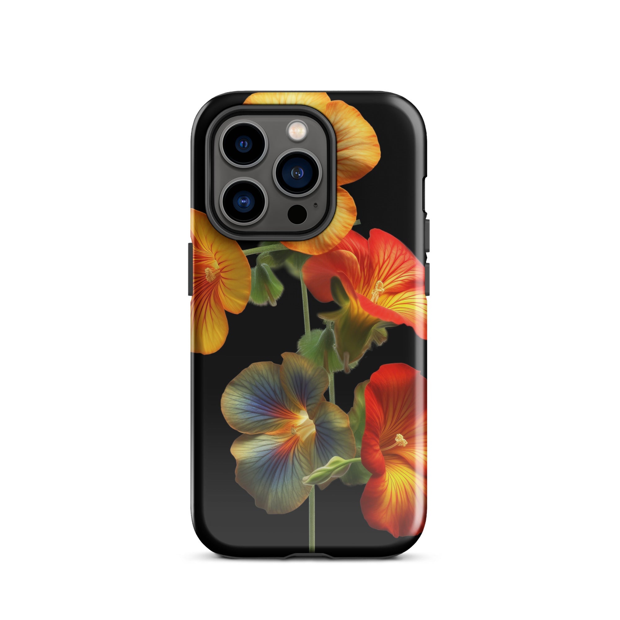 Multiple Nasturtium Flower iPhone Case by Visual Verse - Image 27