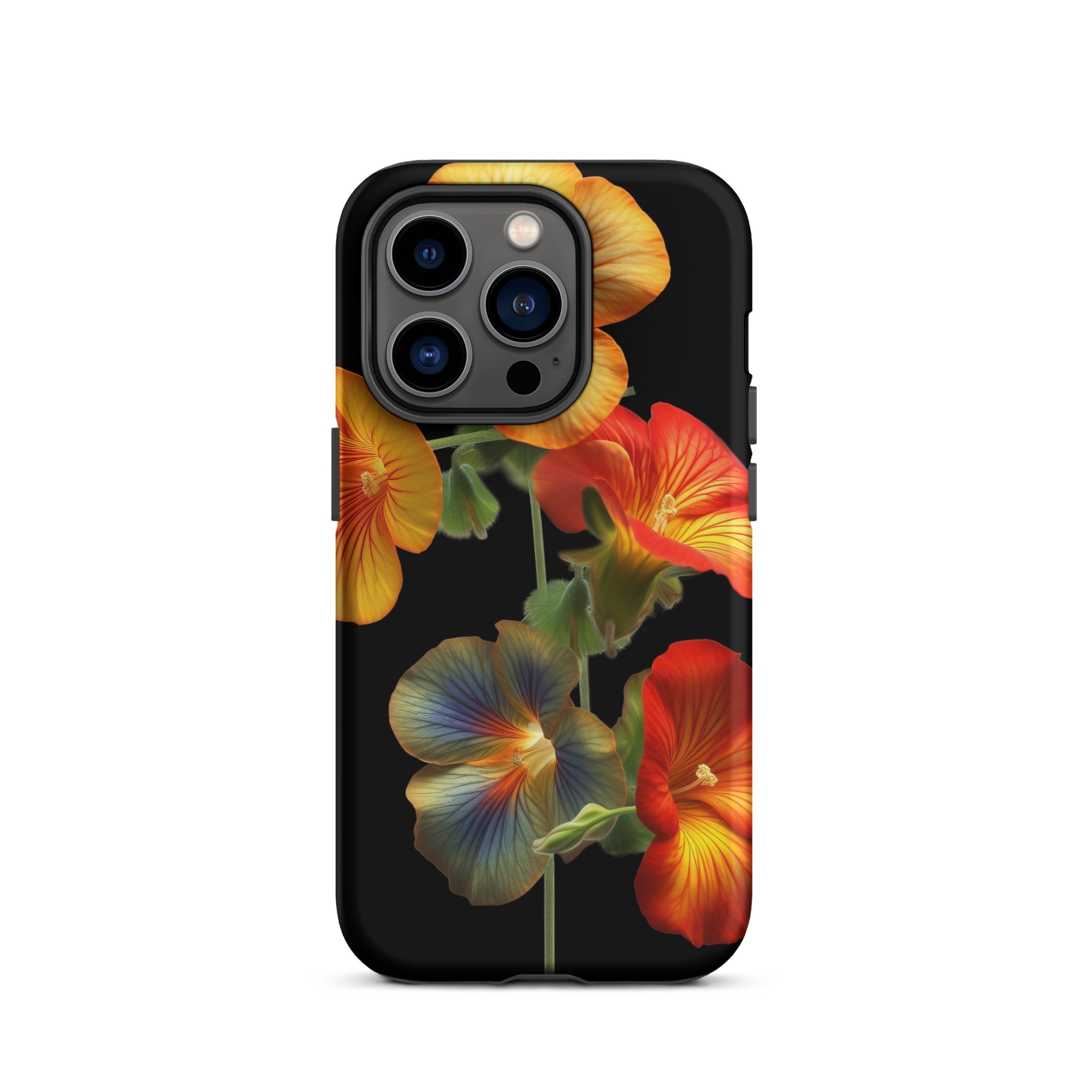 Multiple Nasturtium Flower iPhone Case by Visual Verse - Image 28