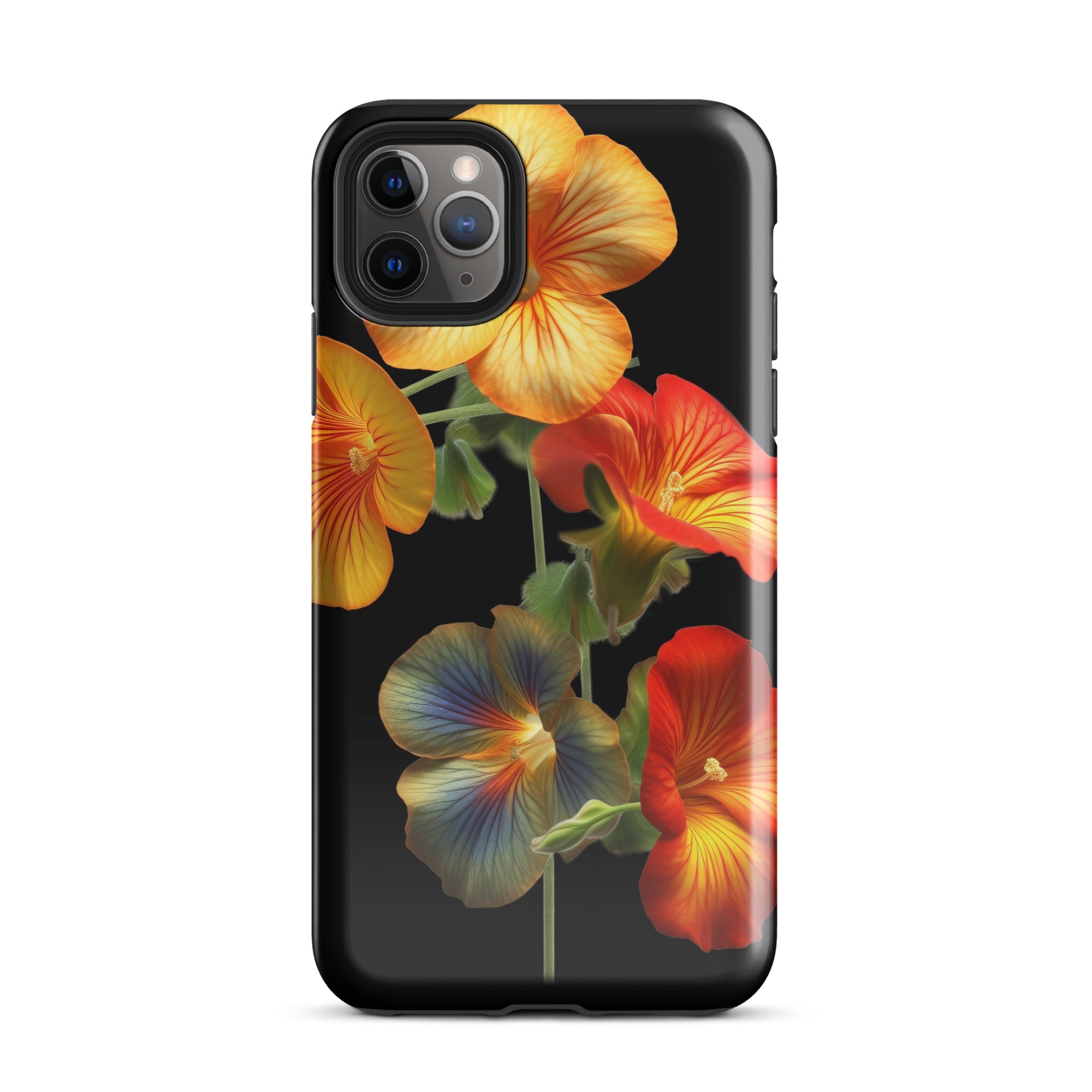 Multiple Nasturtium Flower iPhone Case by Visual Verse - Image 5