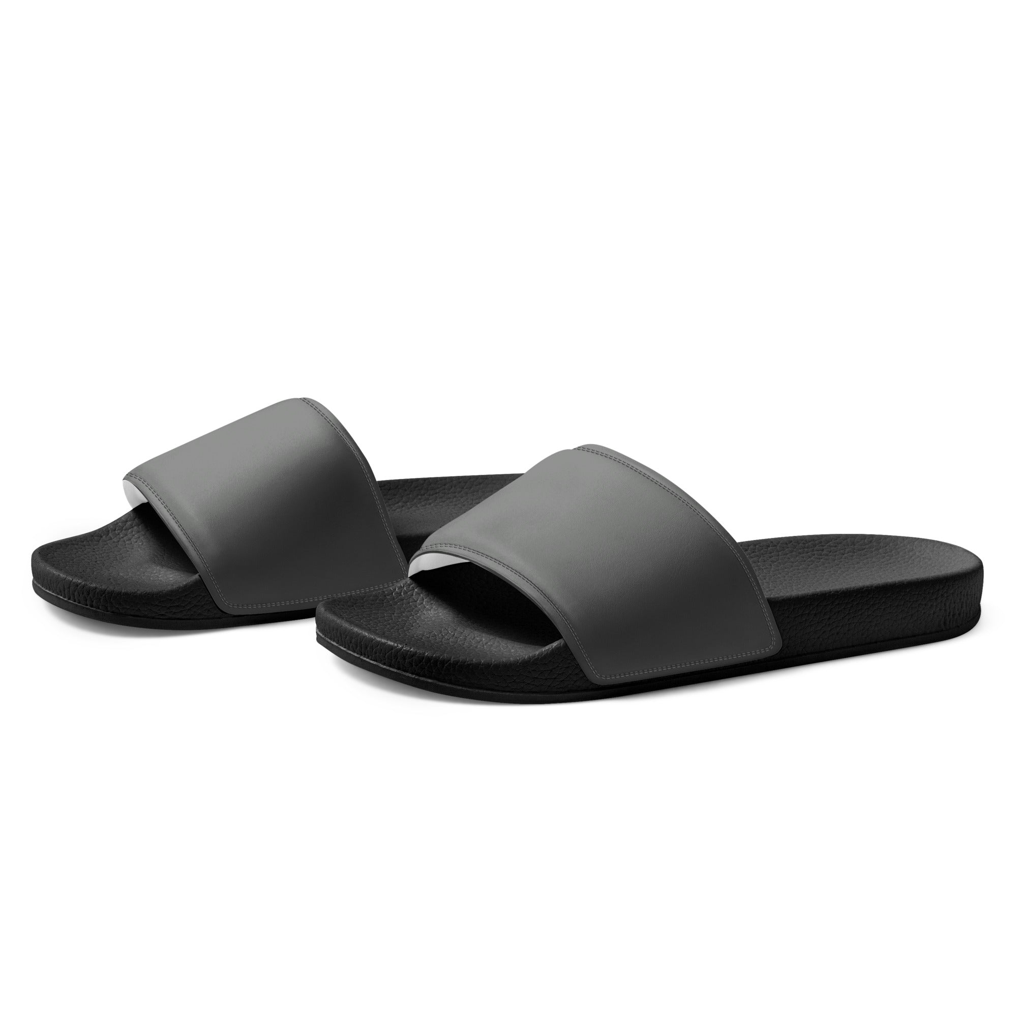 Nickel Color Men's Slides by Visual Verse - Image 3