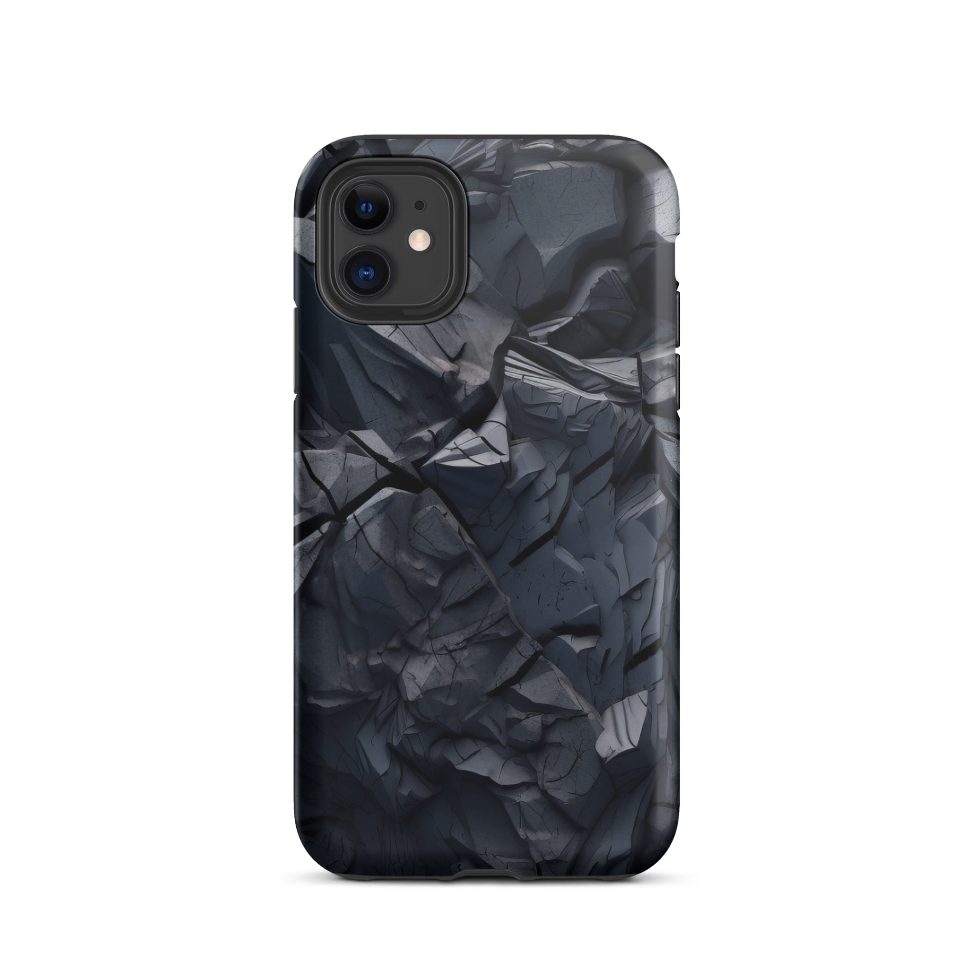 Obsidian Rock iPhone Case by Visual Verse - Image 1