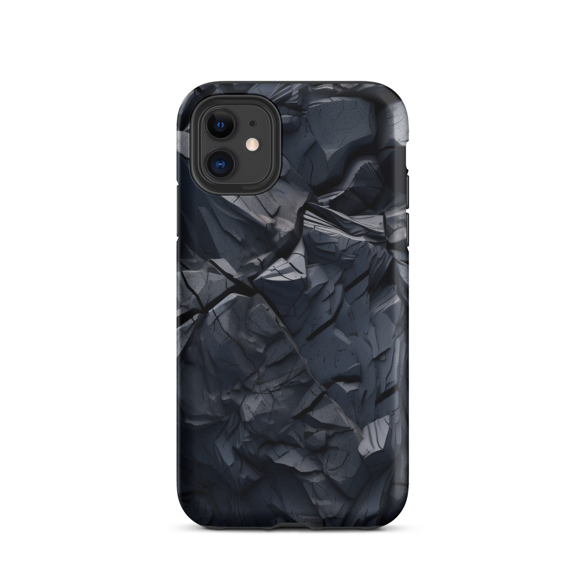 Obsidian Rock iPhone Case by Visual Verse - Image 2