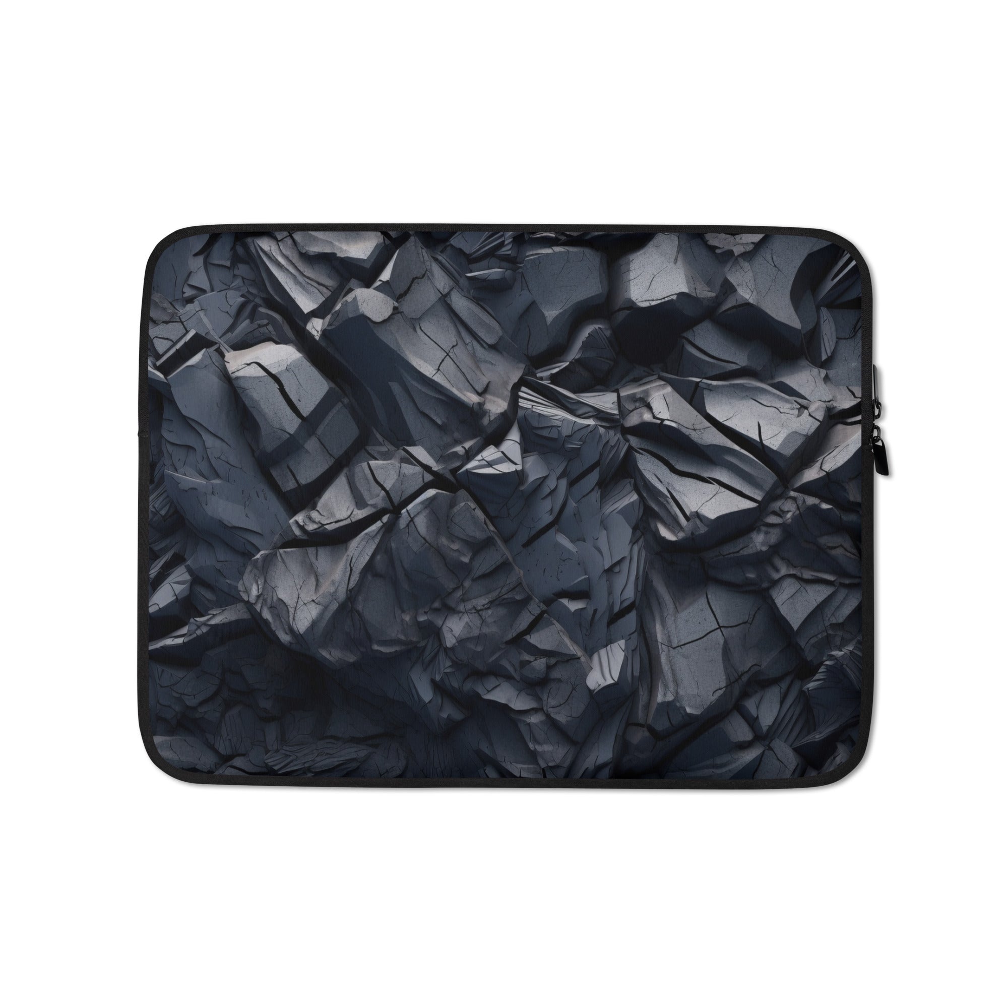 Obsidian Rock Laptop Sleeve by Visual Verse - Image 2