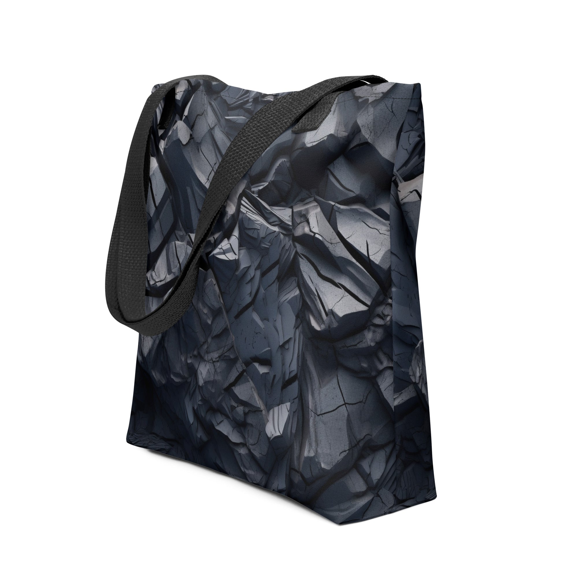 Obsidian Rock Tote Bag by Visual Verse - Image 1