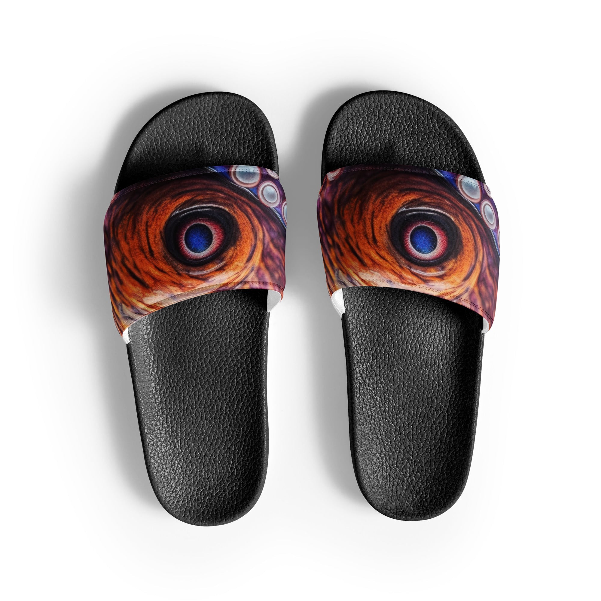 Octopus Eye Men's Slides by Visual Verse - Image 1