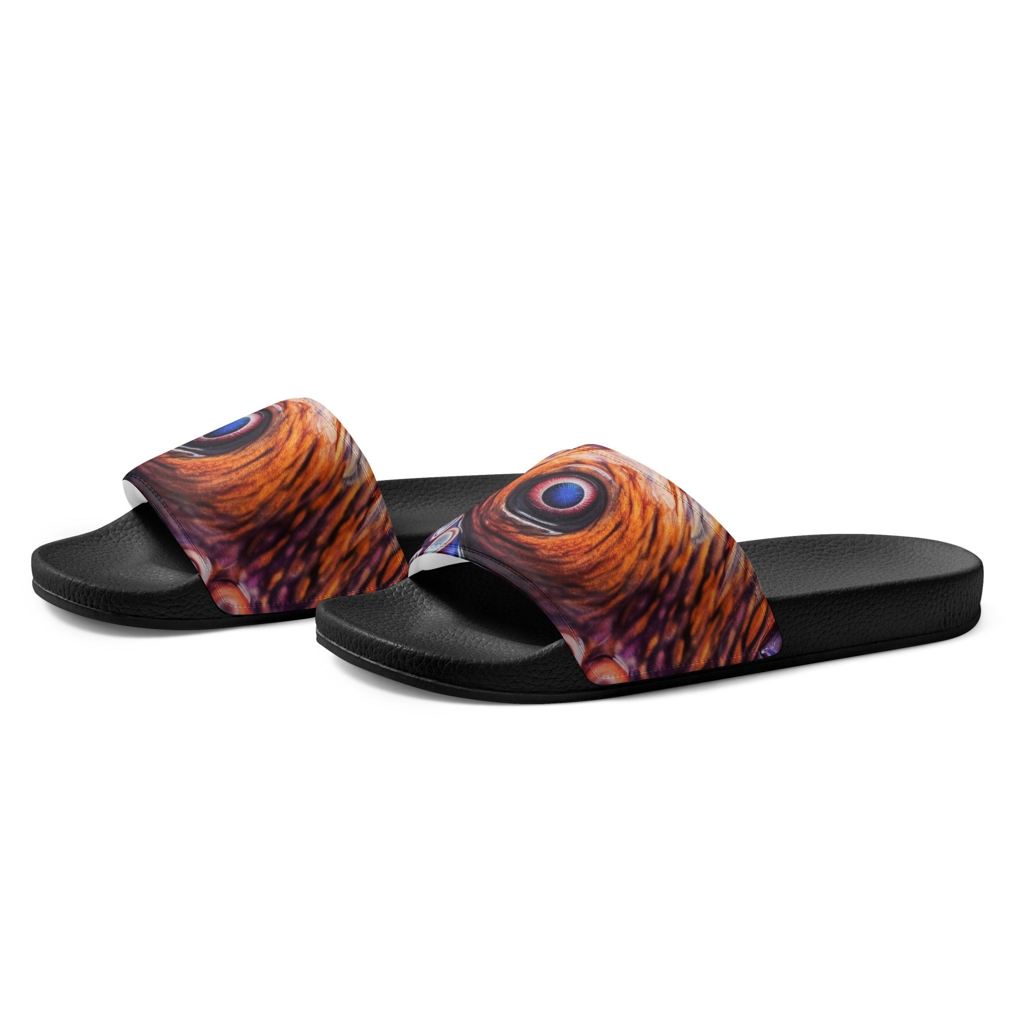 Octopus Eye Women's Slides by Visual Verse - Image 3