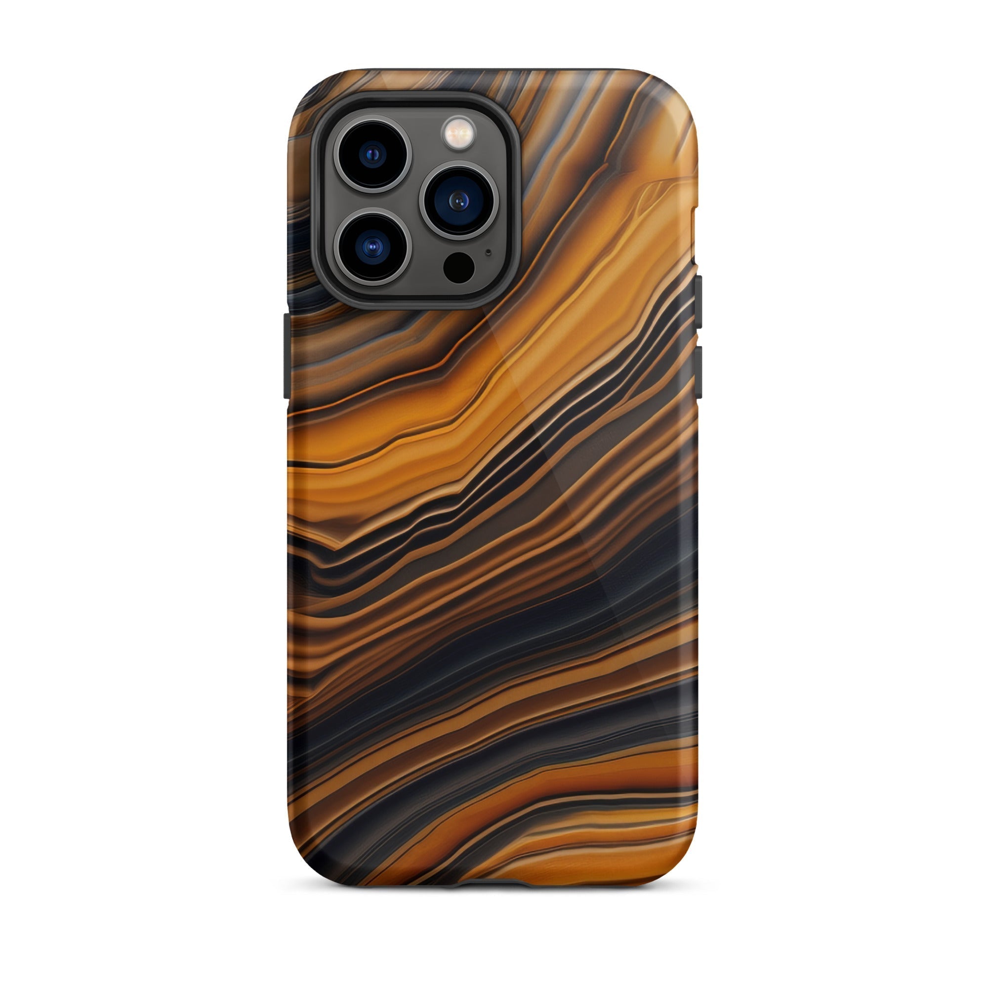 Onyx Rock iPhone Case by Visual Verse - Image 29