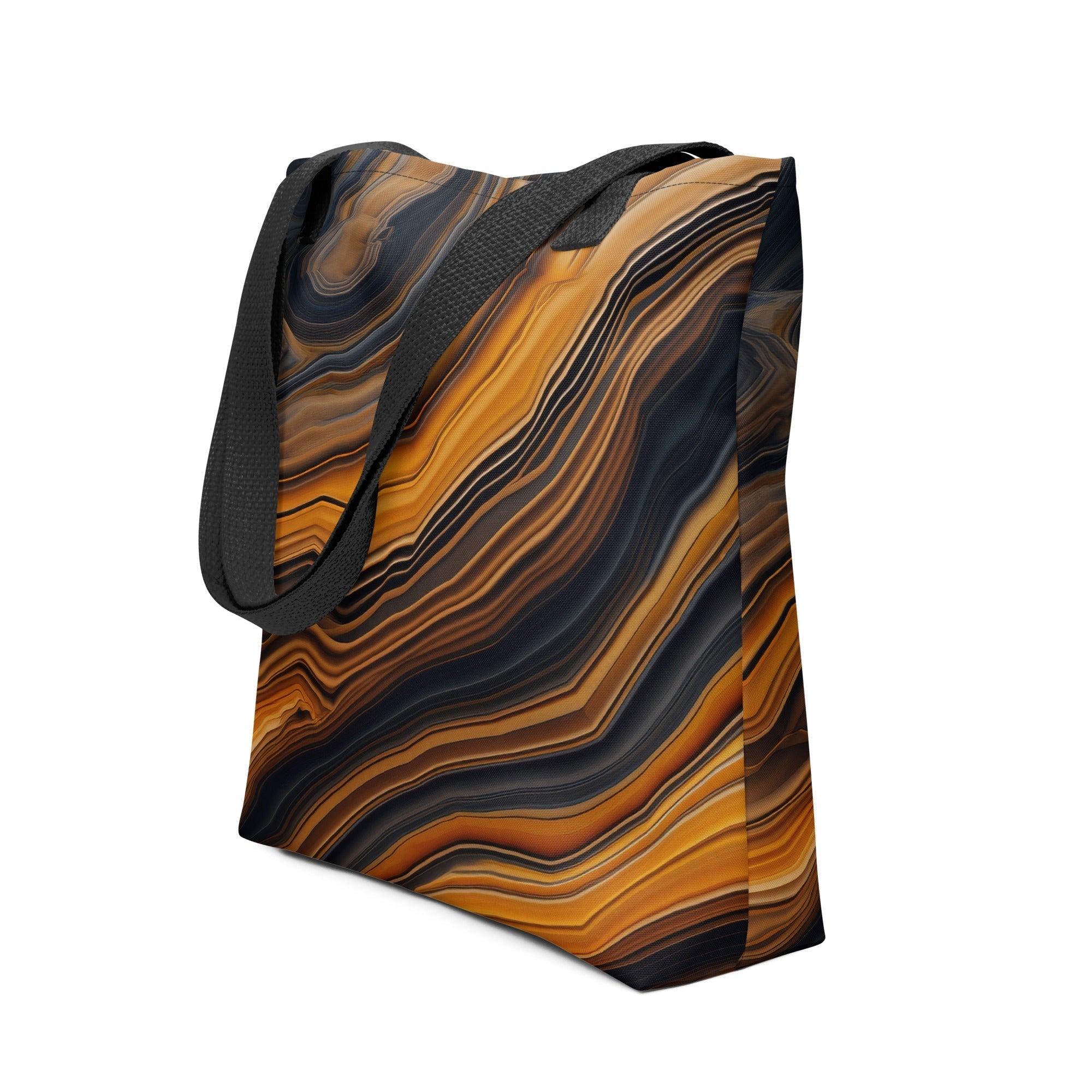 Onyx Rock Tote Bag by Visual Verse - Image 1