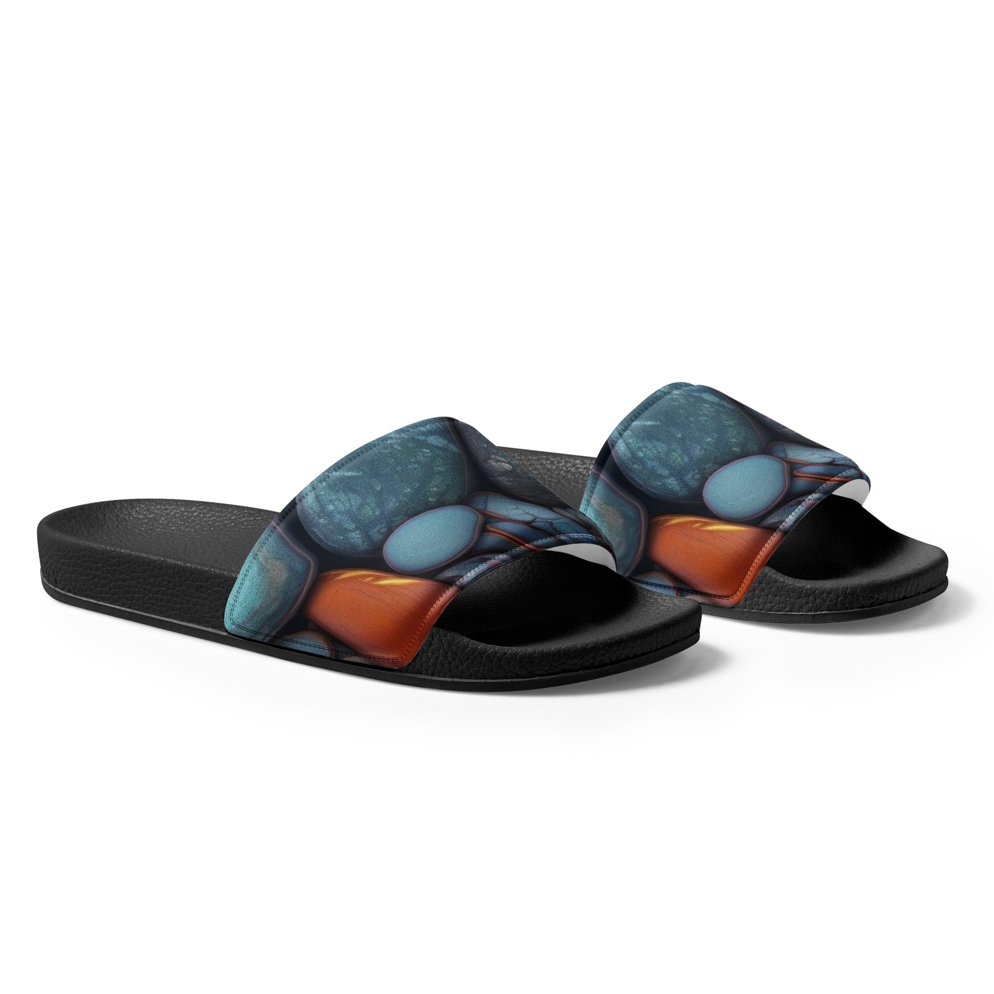 Opal Rock Men's Slides by Visual Verse - Image 4