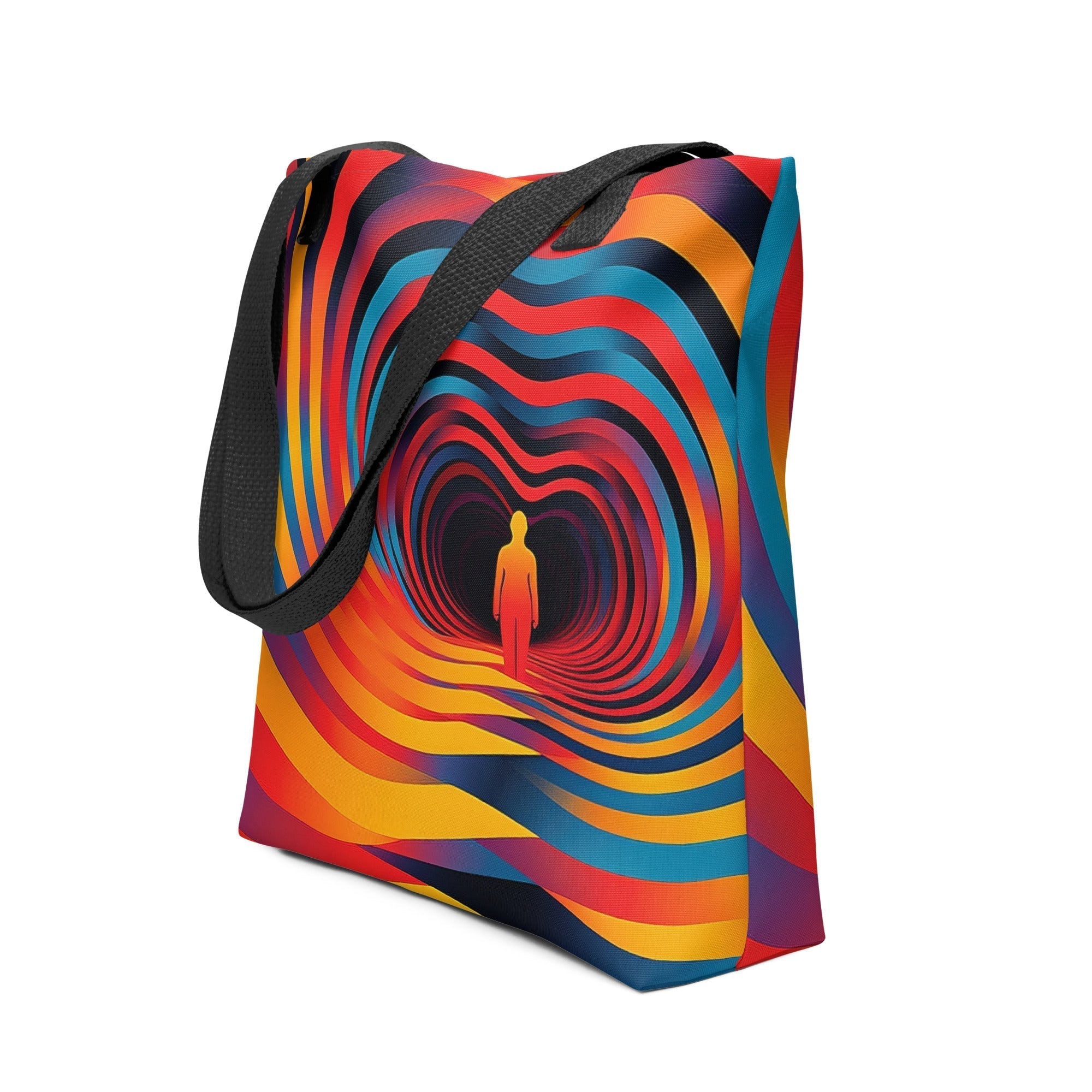 Optical Illusion Tote Bag by Visual Verse - Image 1