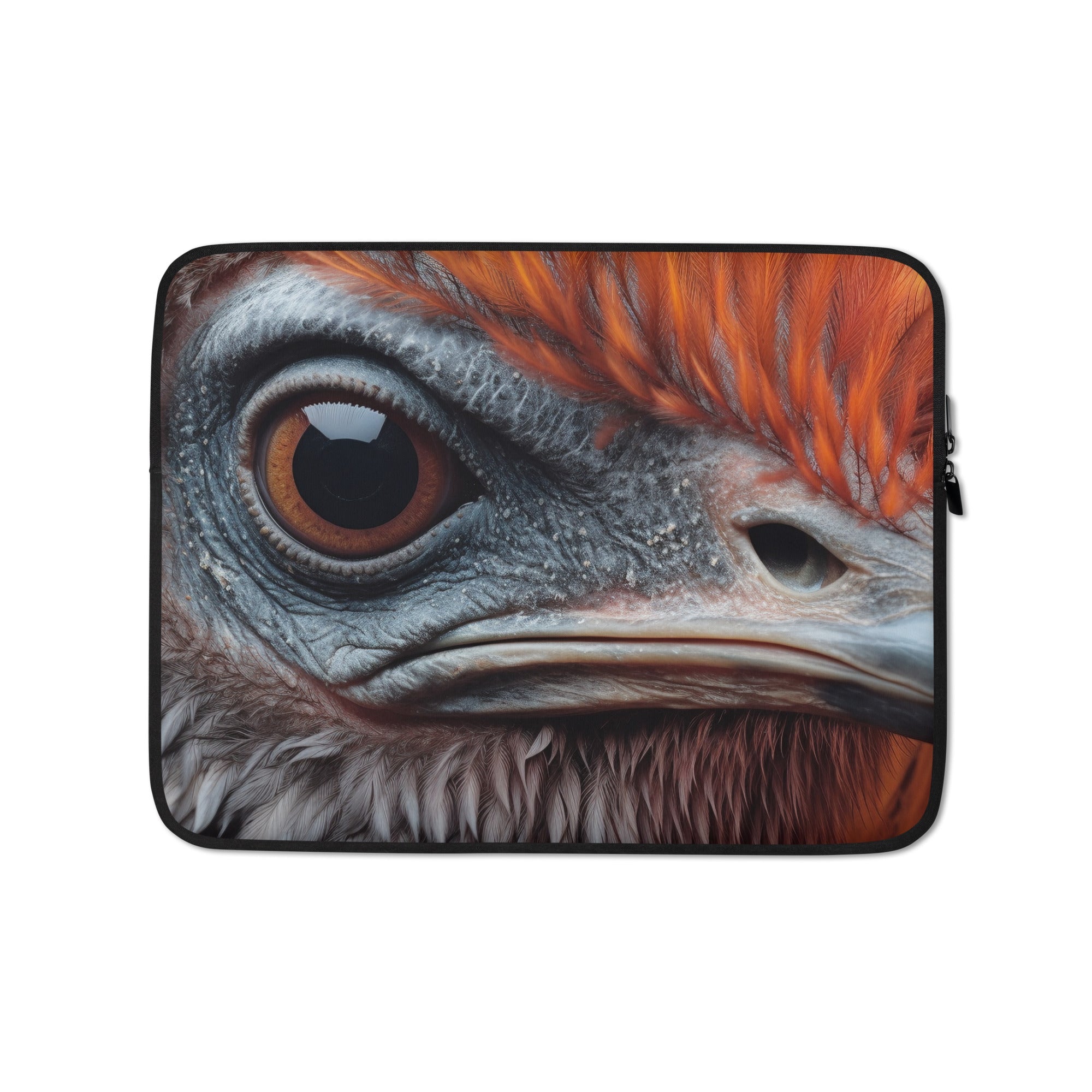 Ostrich Feather Laptop Sleeve by Visual Verse - Image 2