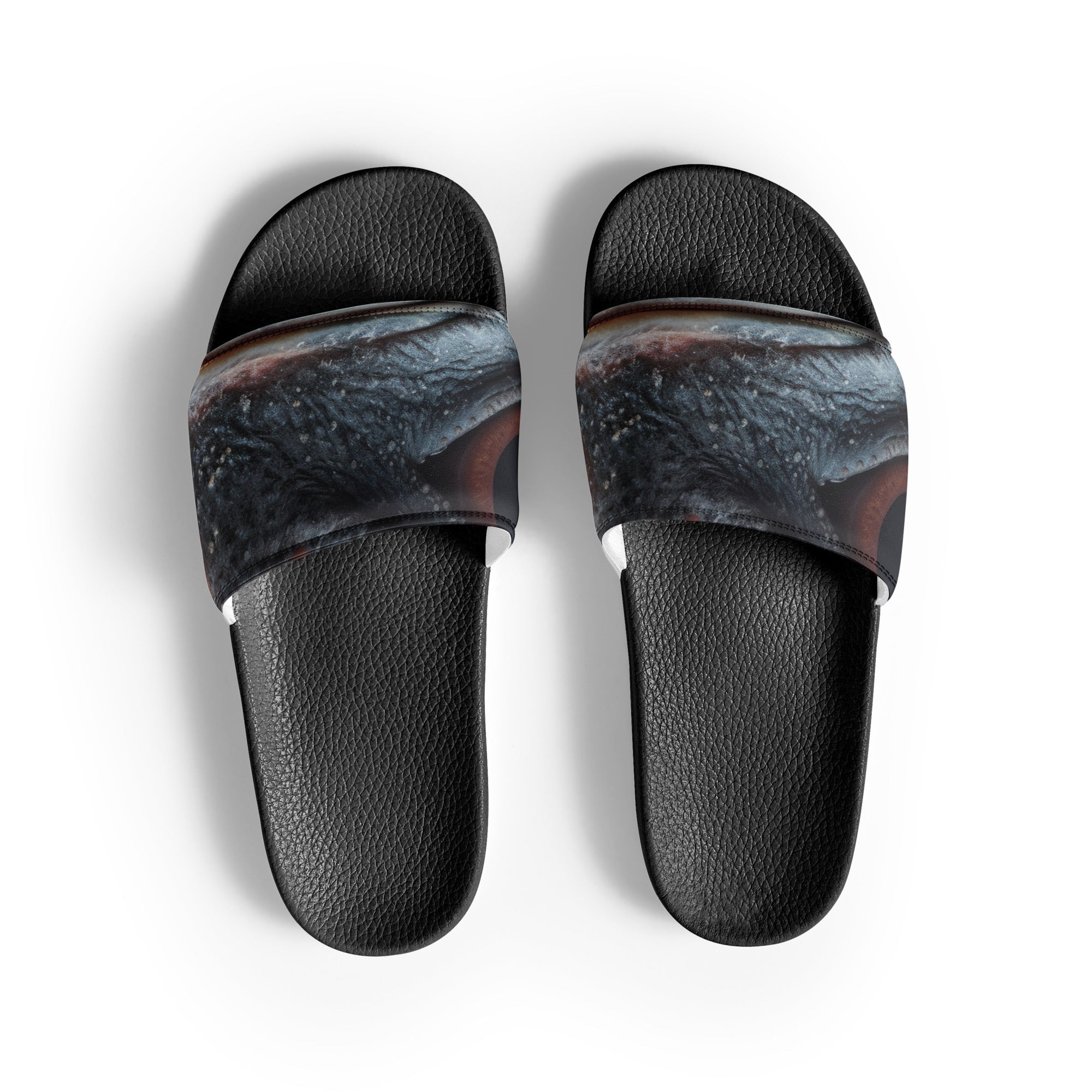 Ostrich Feather Men's Slides by Visual Verse - Image 1