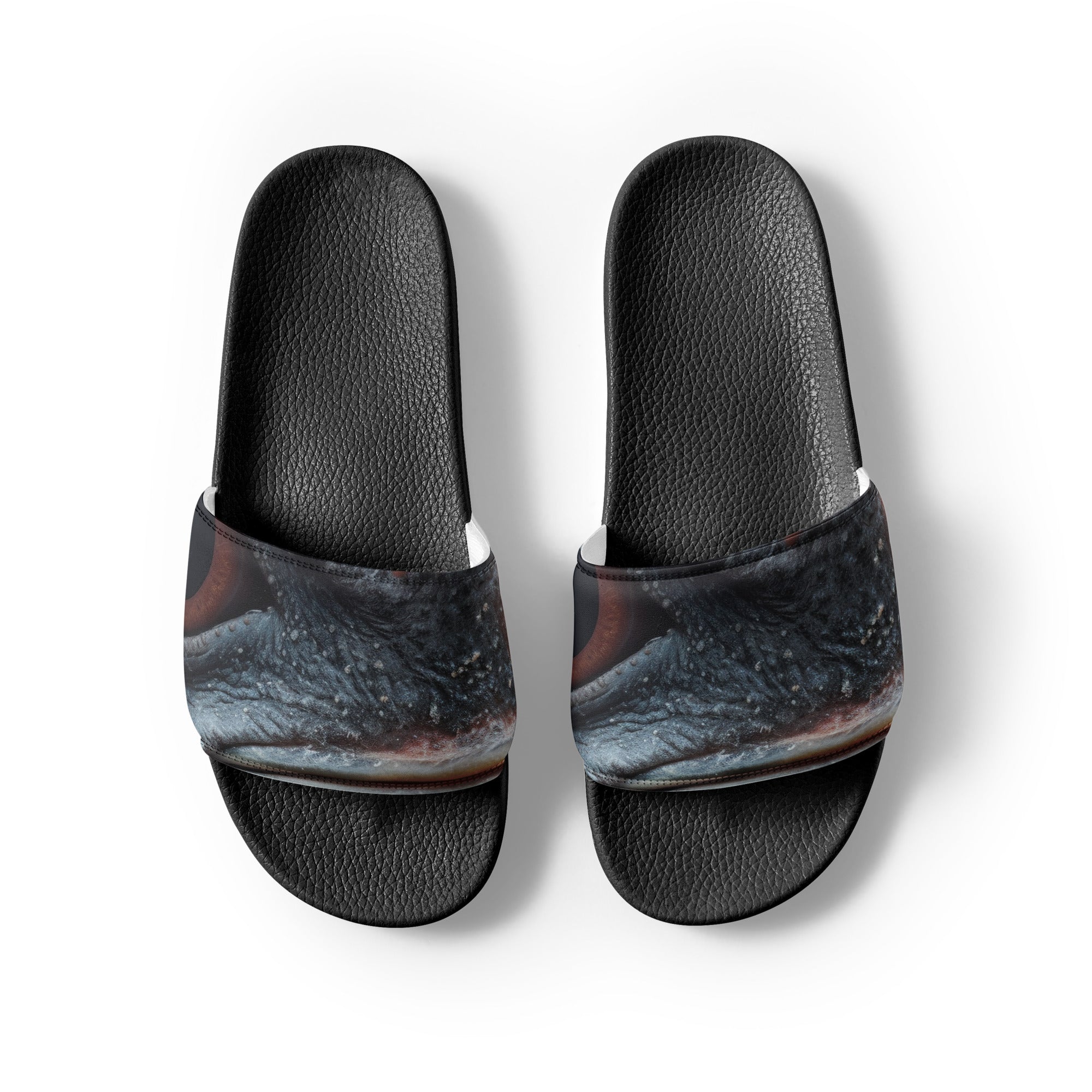 Ostrich Feather Men's Slides by Visual Verse - Image 2