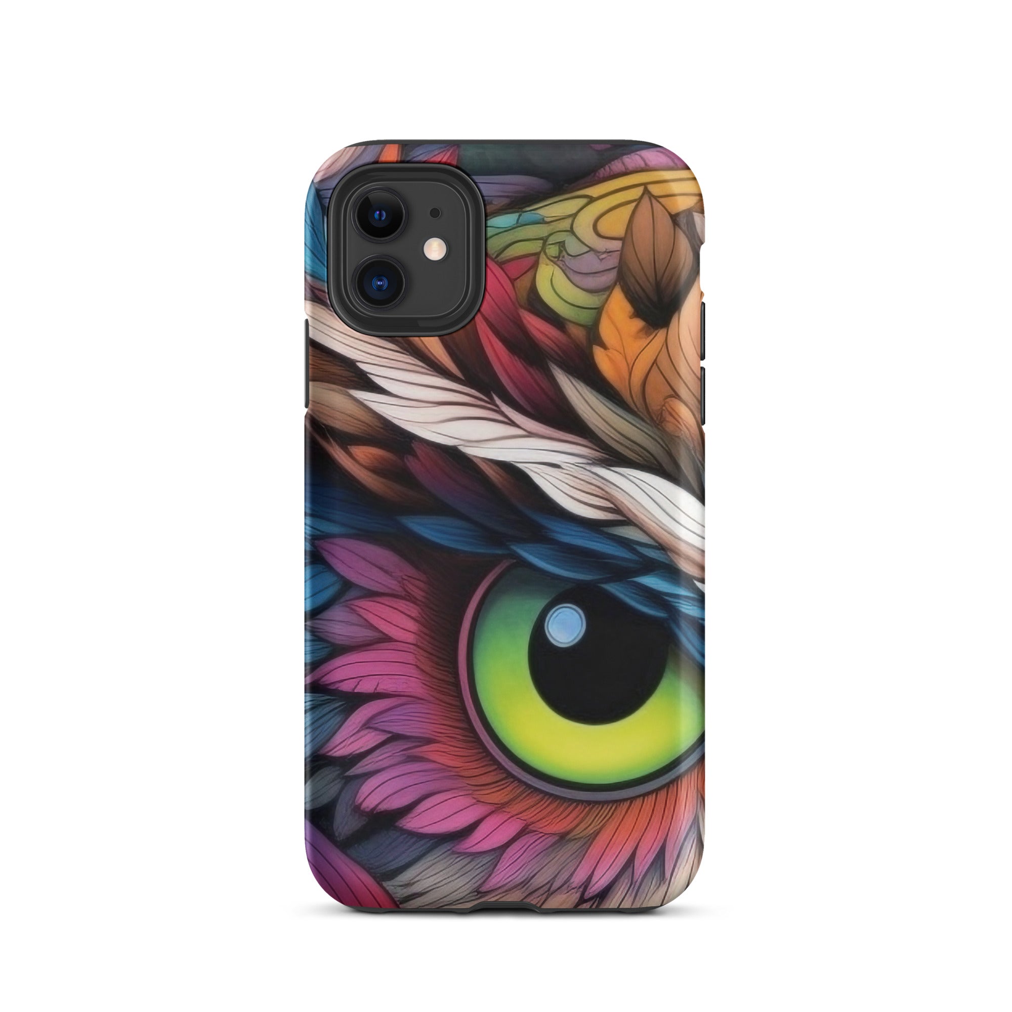 Owl Eyes iPhone Case by Visual Verse - Image 2