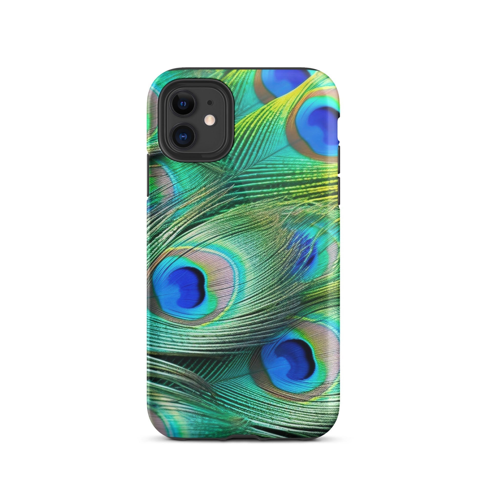 Peacock Feather iPhone Case by Visual Verse - Image 1