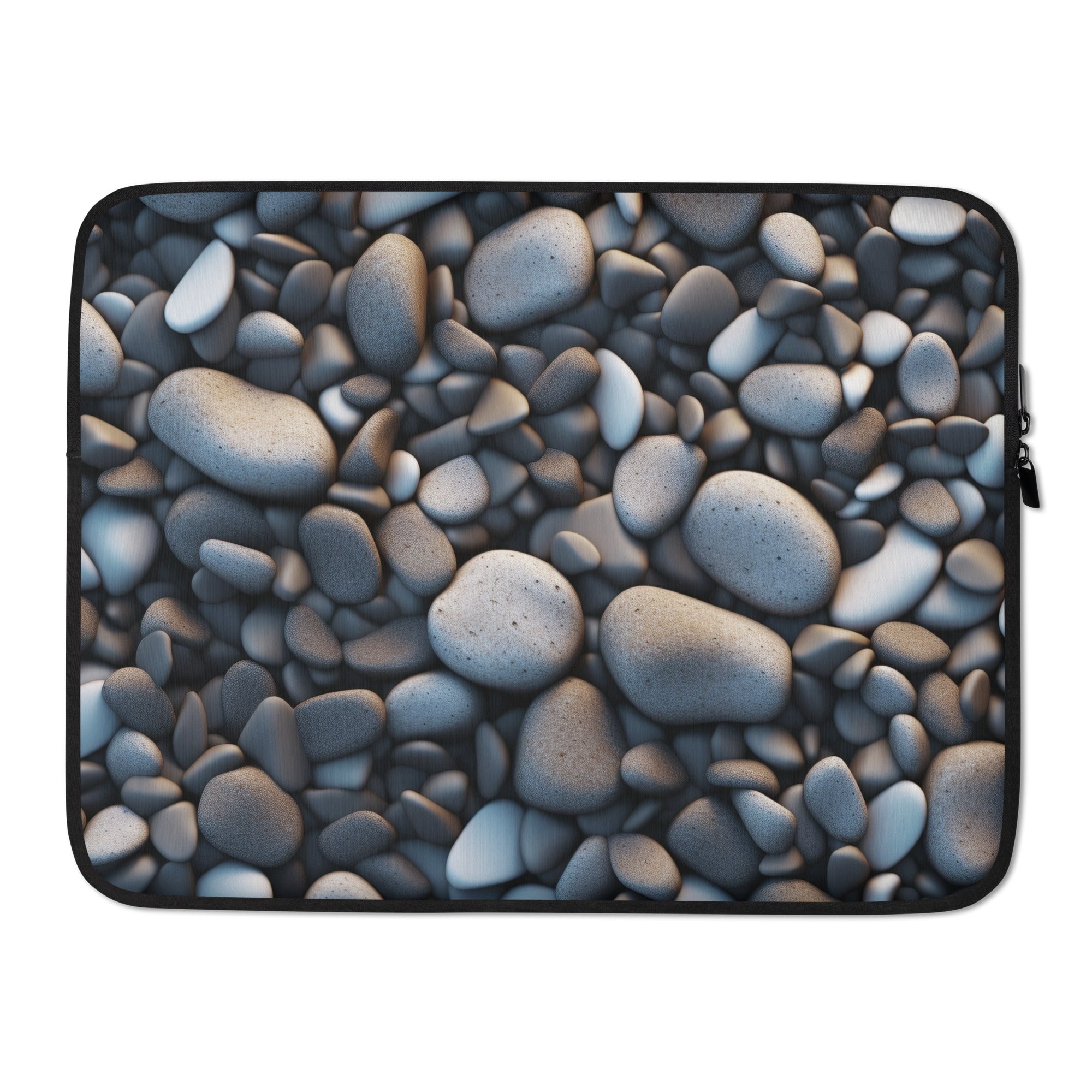 Pebble Rock Laptop Sleeve by Visual Verse - Image 1