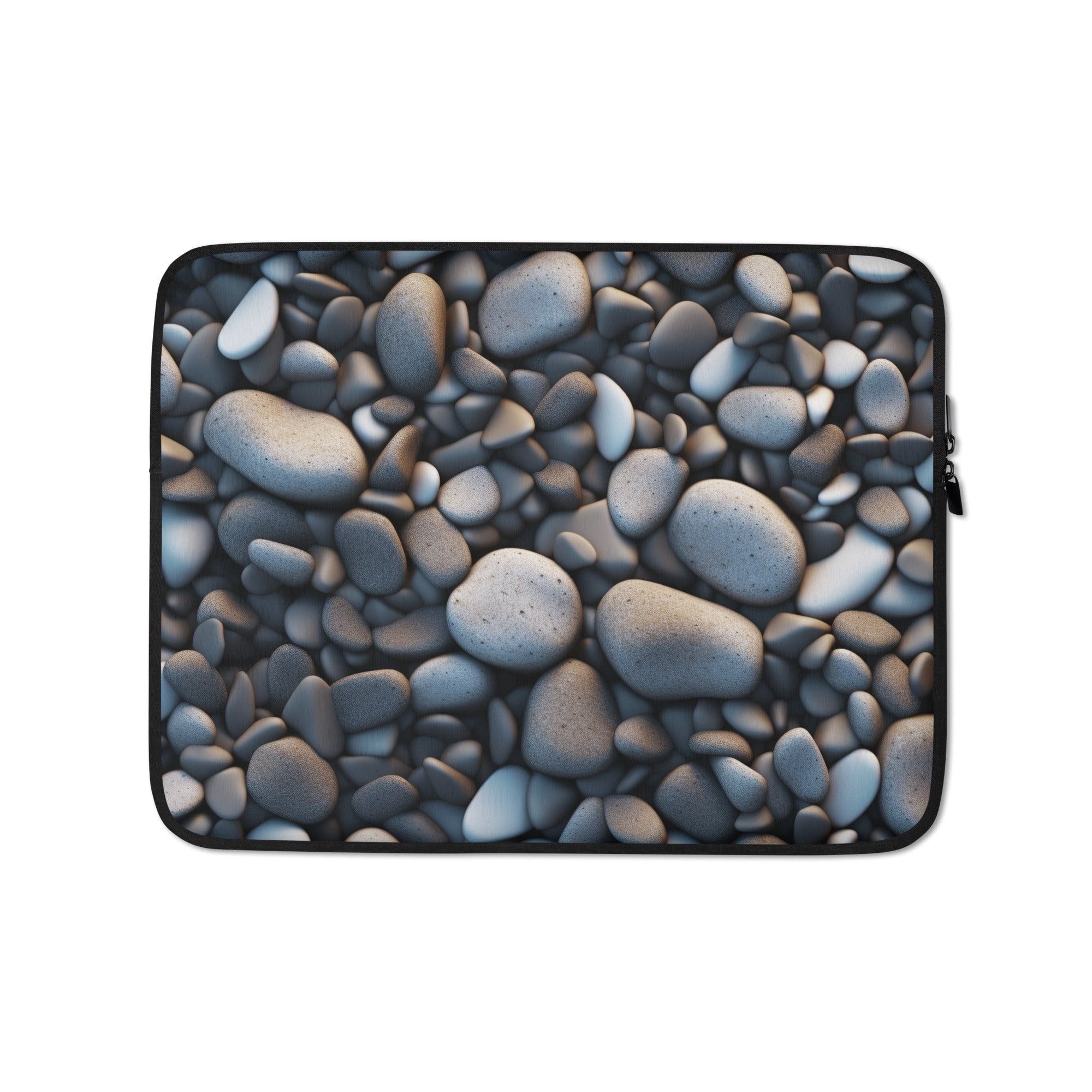 Pebble Rock Laptop Sleeve by Visual Verse - Image 2