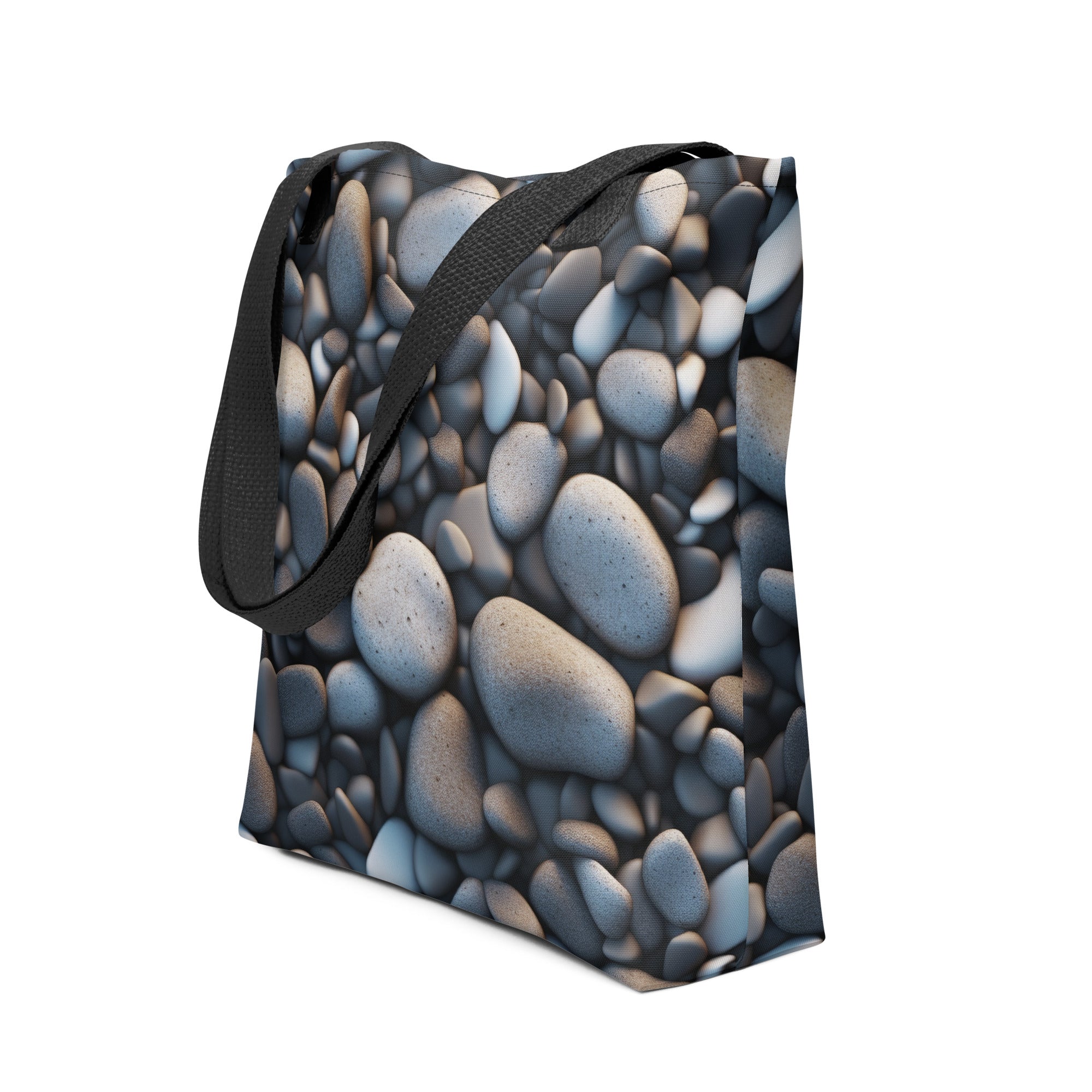 Pebble Rock Tote Bag by Visual Verse - Image 1