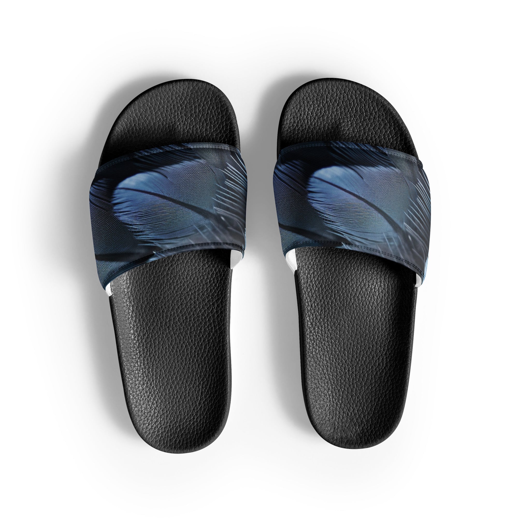 Penguin Feather Men's Slides by Visual Verse - Image 1