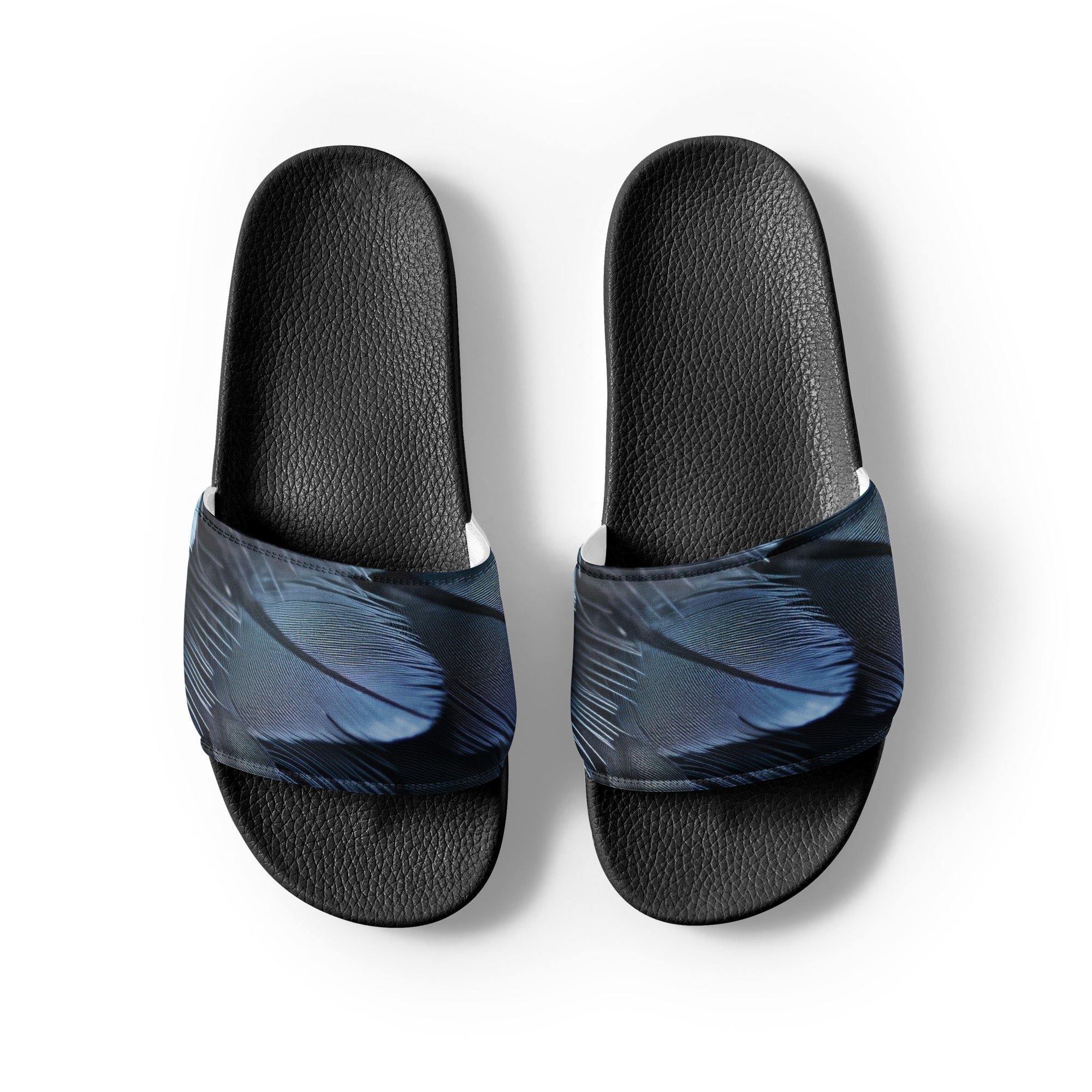 Penguin Feather Men's Slides by Visual Verse - Image 2