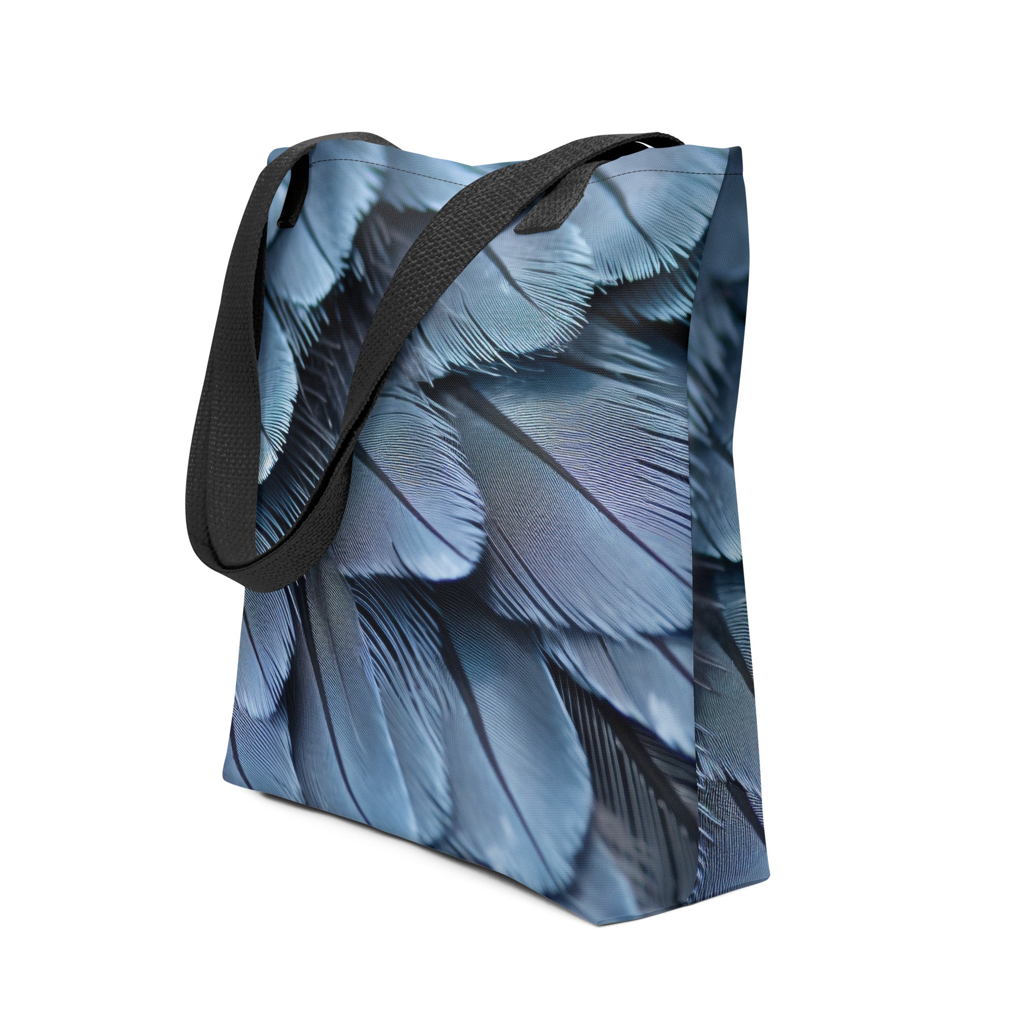 Penguin Feather Tote Bag by Visual Verse - Image 1