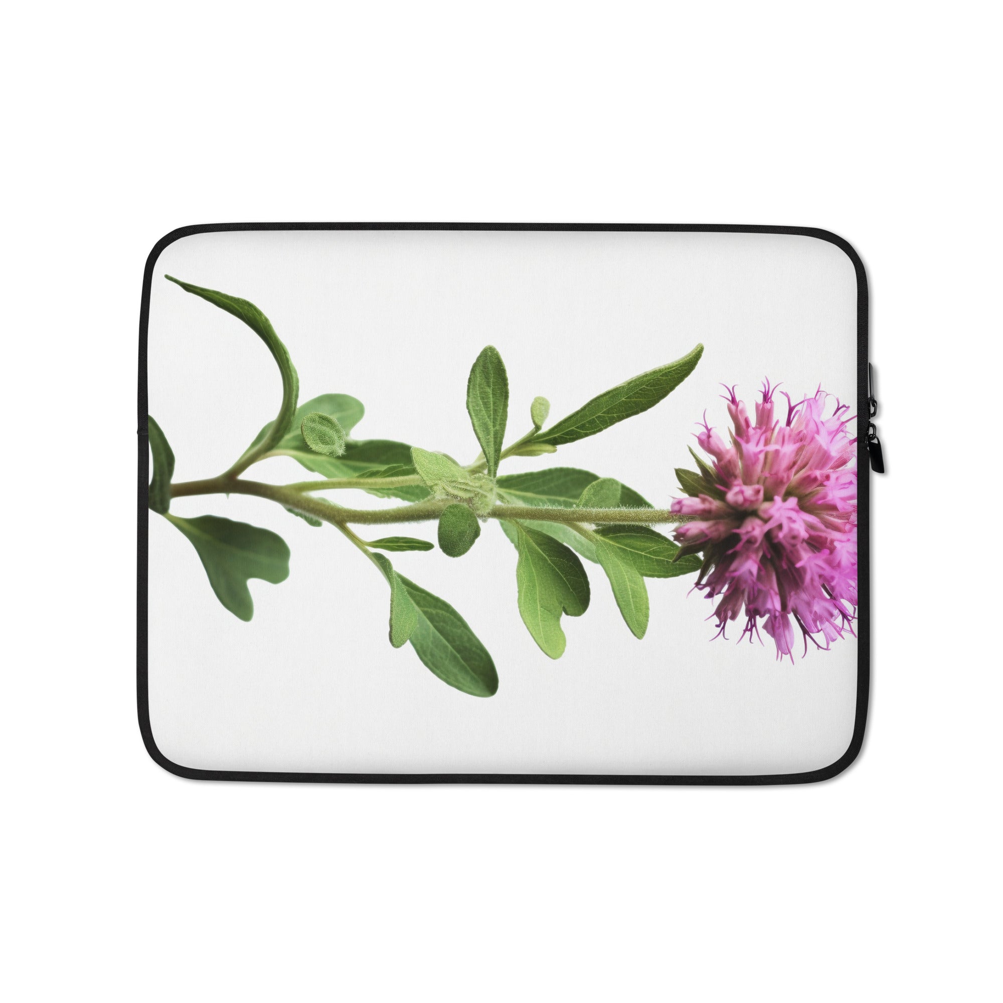 Pennyroyal Flower Laptop Sleeve by Visual Verse - Image 2