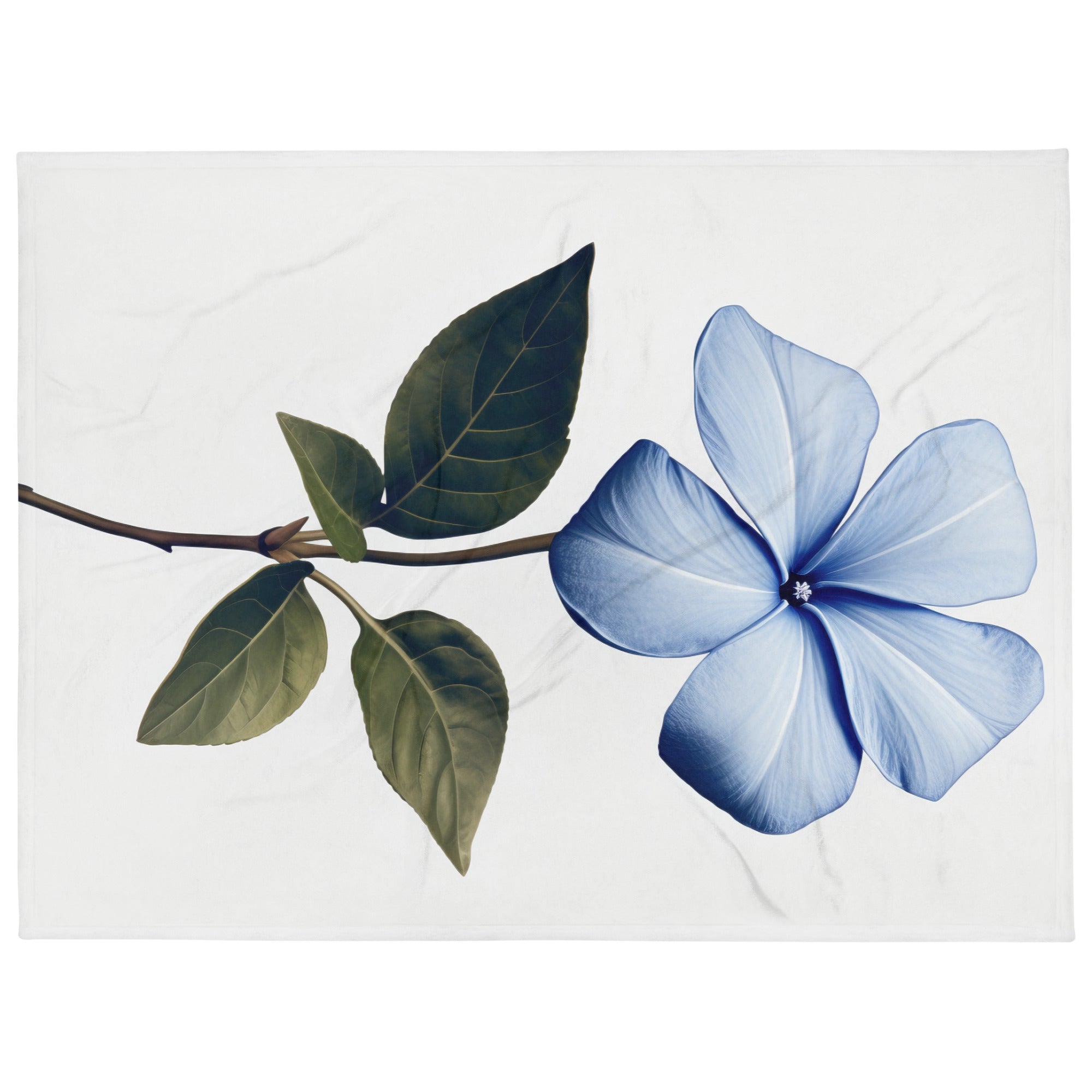 Periwinkle Flower Blanket by Visual Verse - Image 1