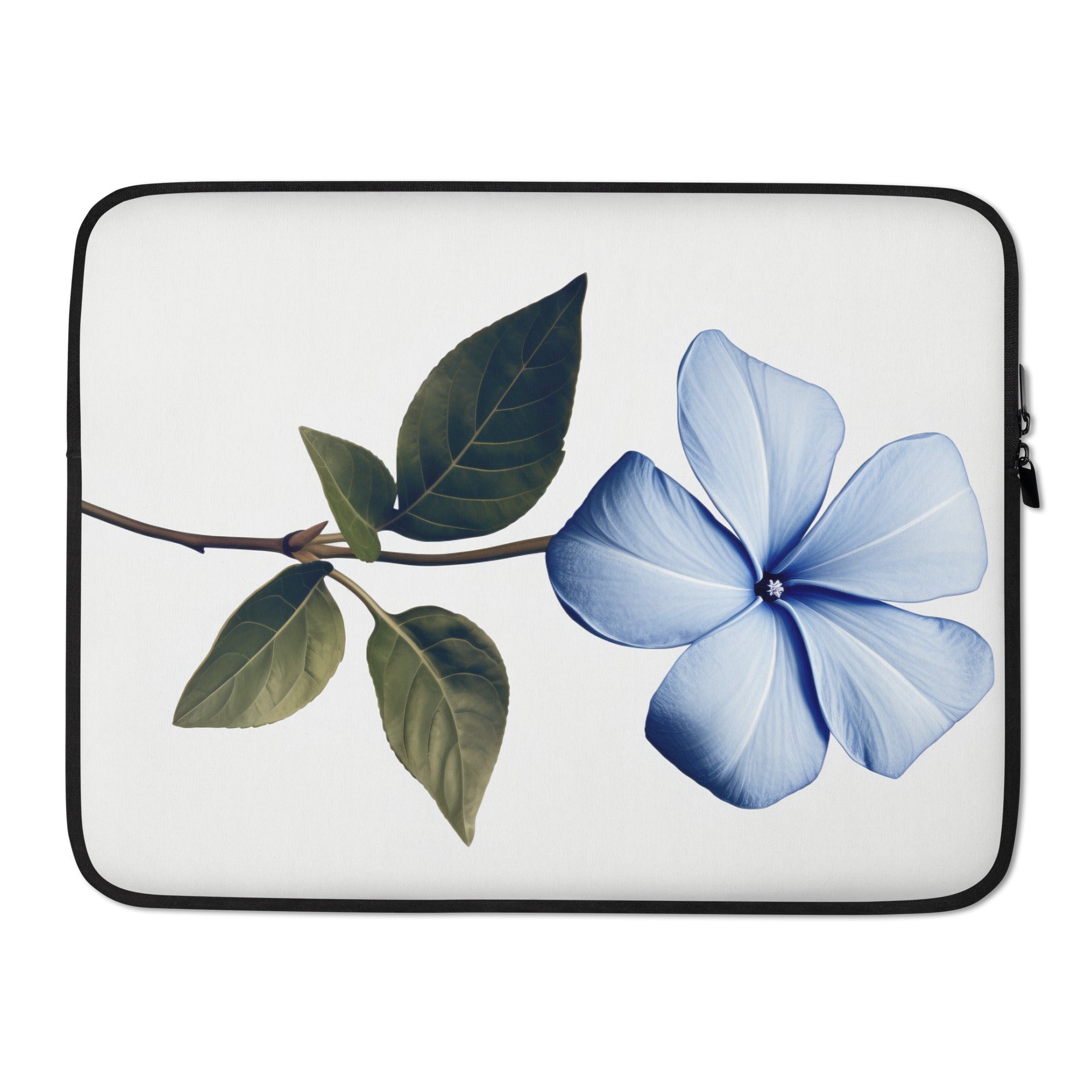 Periwinkle Flower Laptop Sleeve by Visual Verse - Image 1