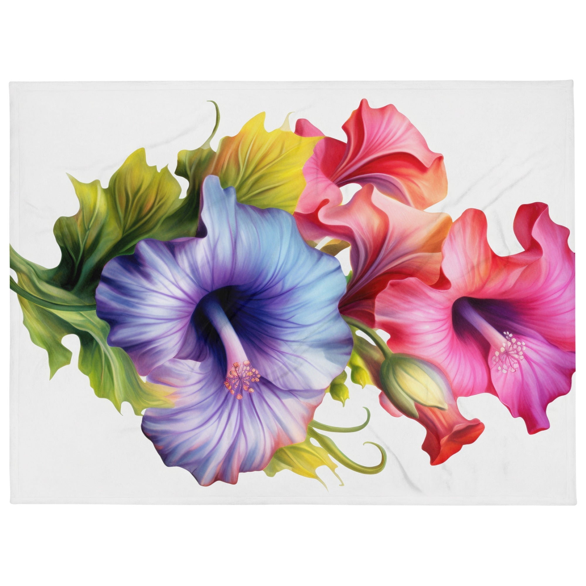 Petunia Flower Blanket by Visual Verse - Image 1