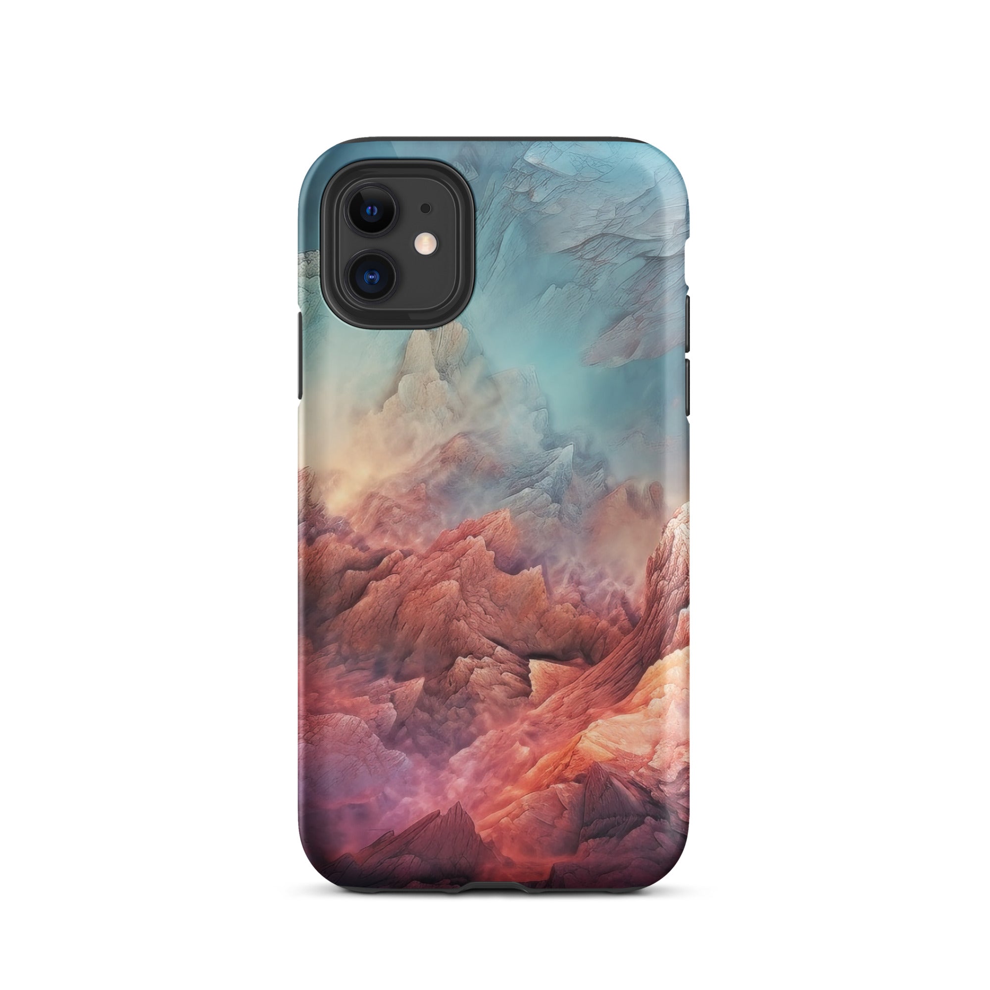 Pink Opal Rock iPhone Case by Visual Verse - Image 1