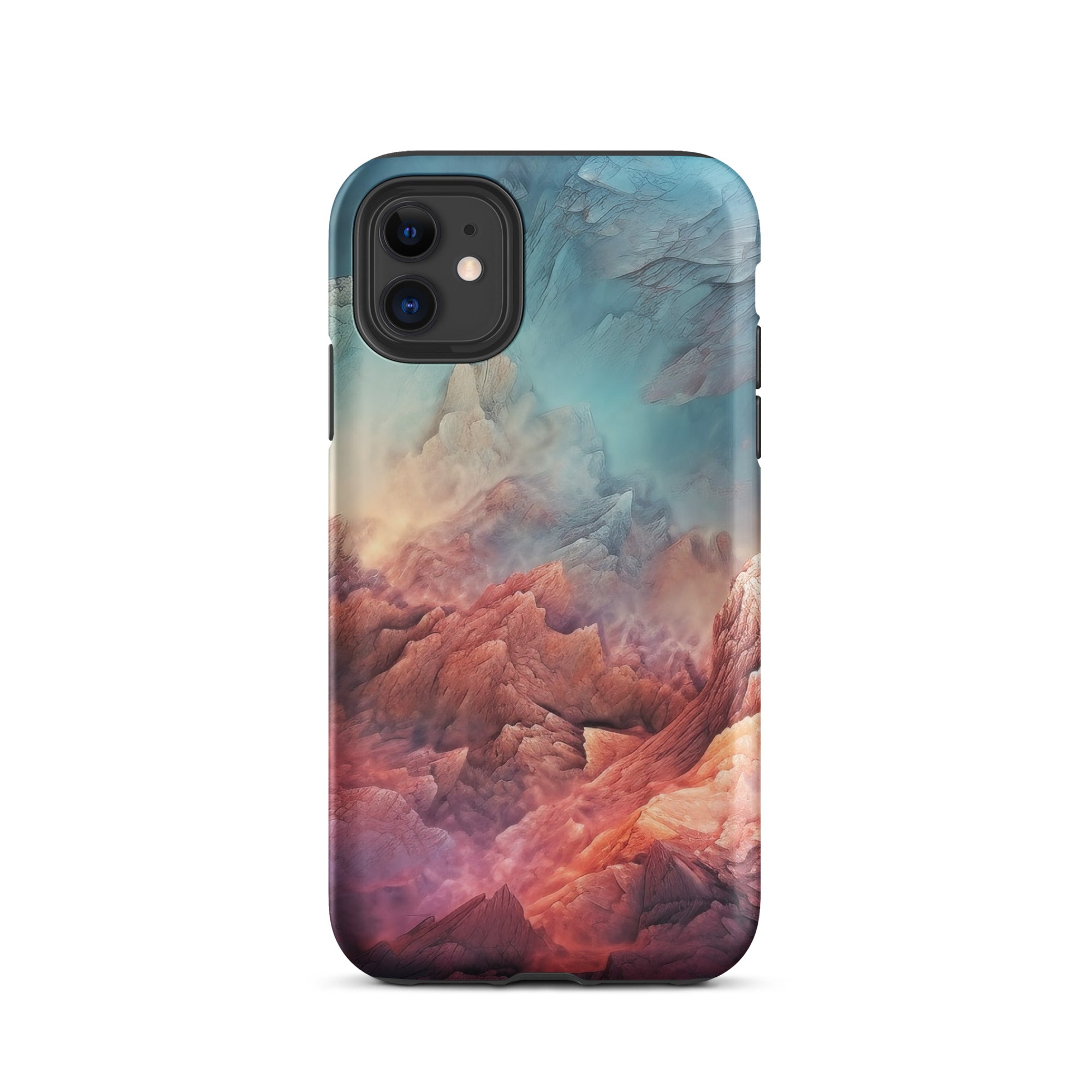 Pink Opal Rock iPhone Case by Visual Verse - Image 2