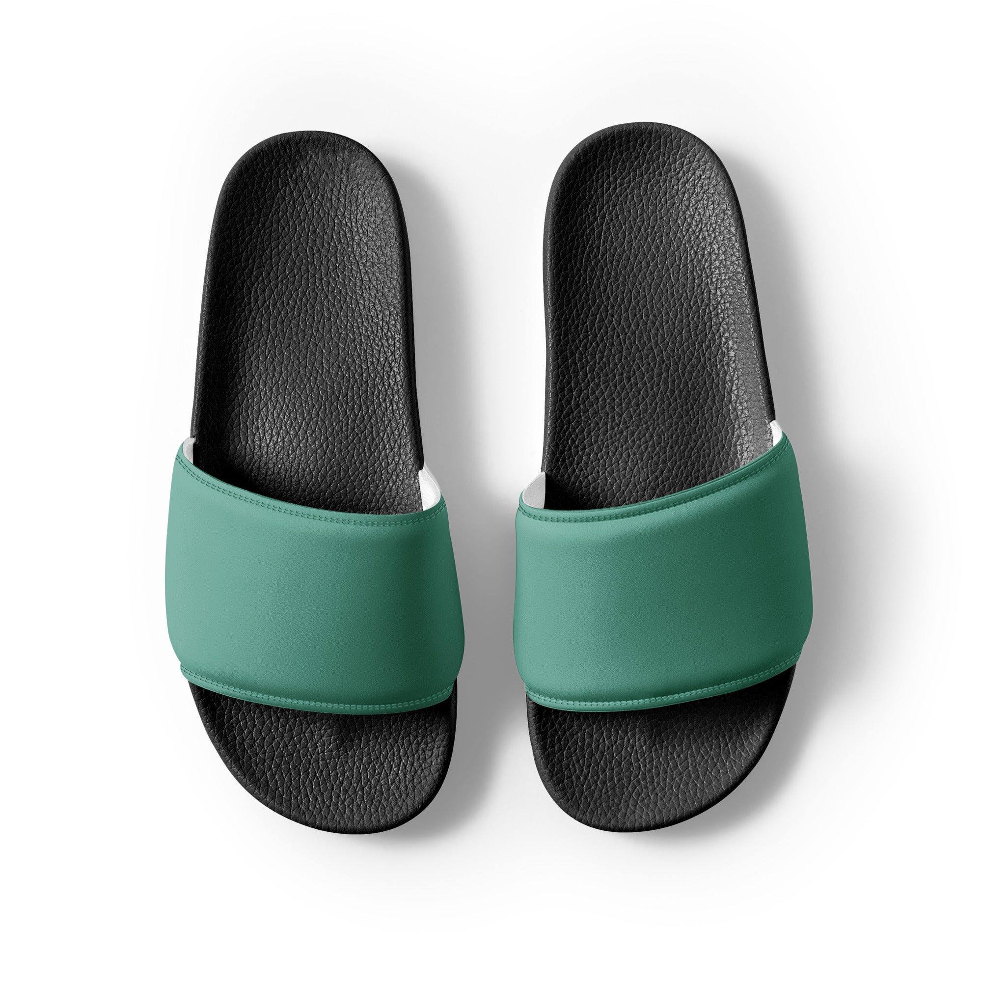 Polished Pine Color Men's Slides by Visual Verse - Image 2