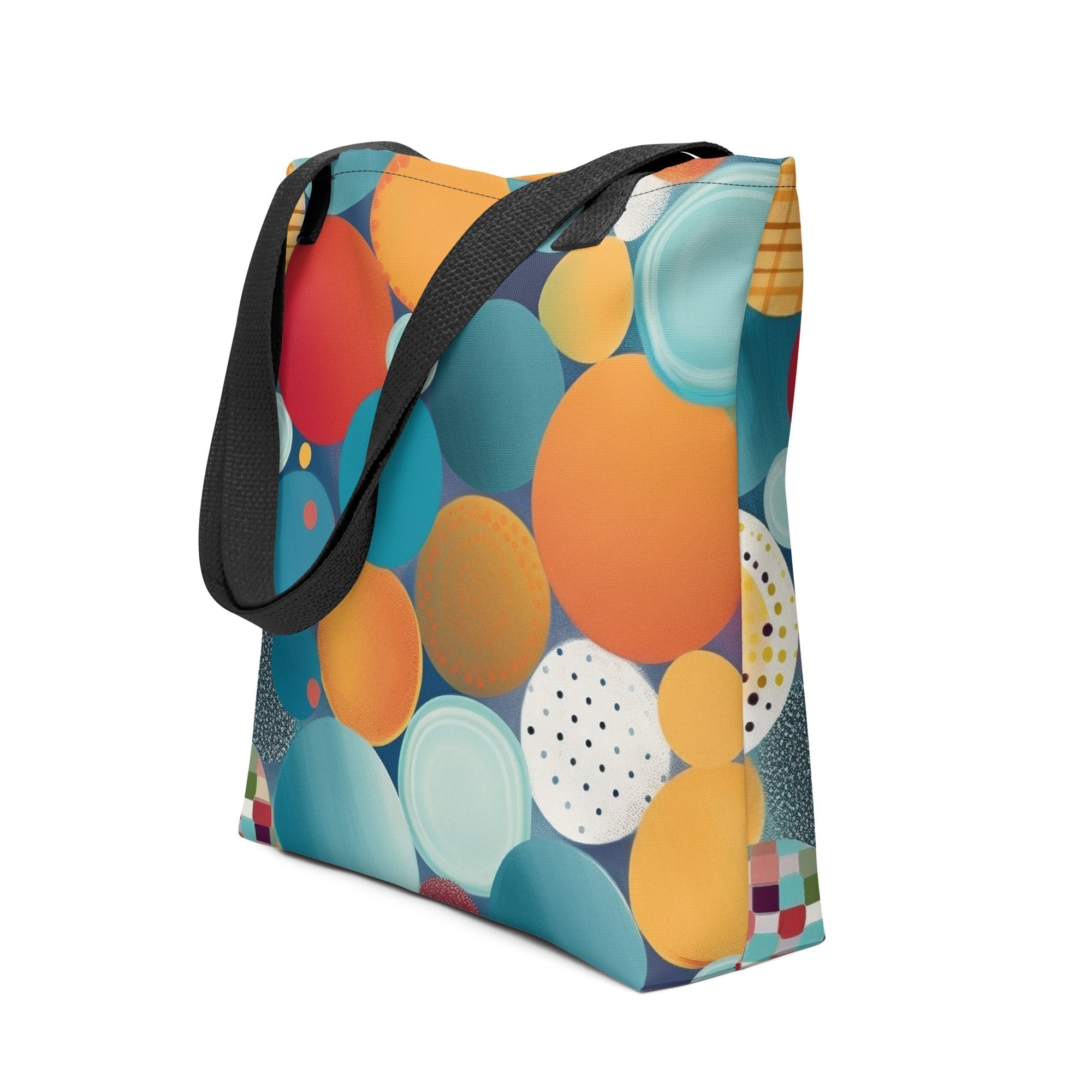 Polka Dot Tote Bag by Visual Verse - Image 1