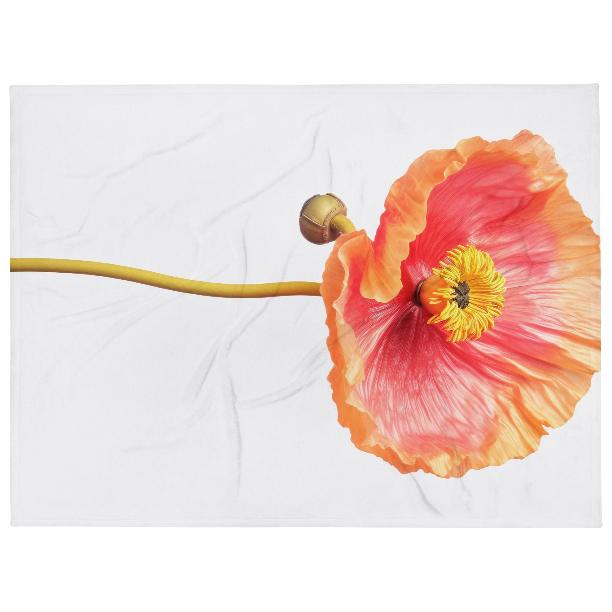 Poppy Flower Blanket by Visual Verse - Image 1