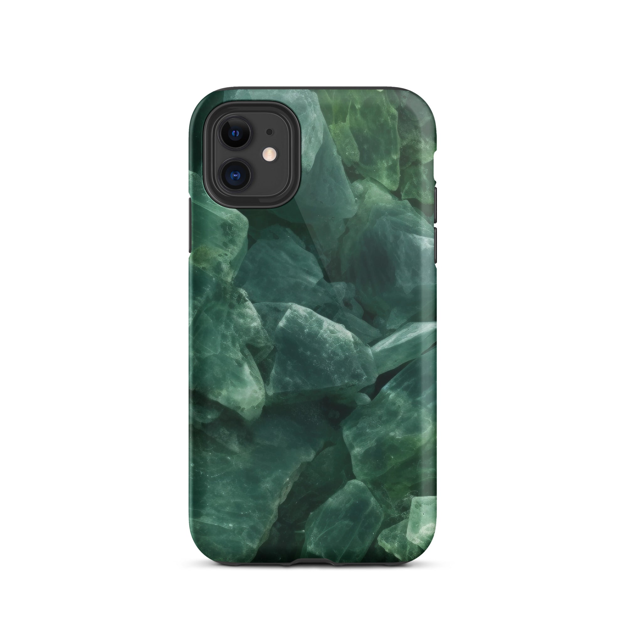 Prehnite Rock iPhone Case by Visual Verse - Image 1