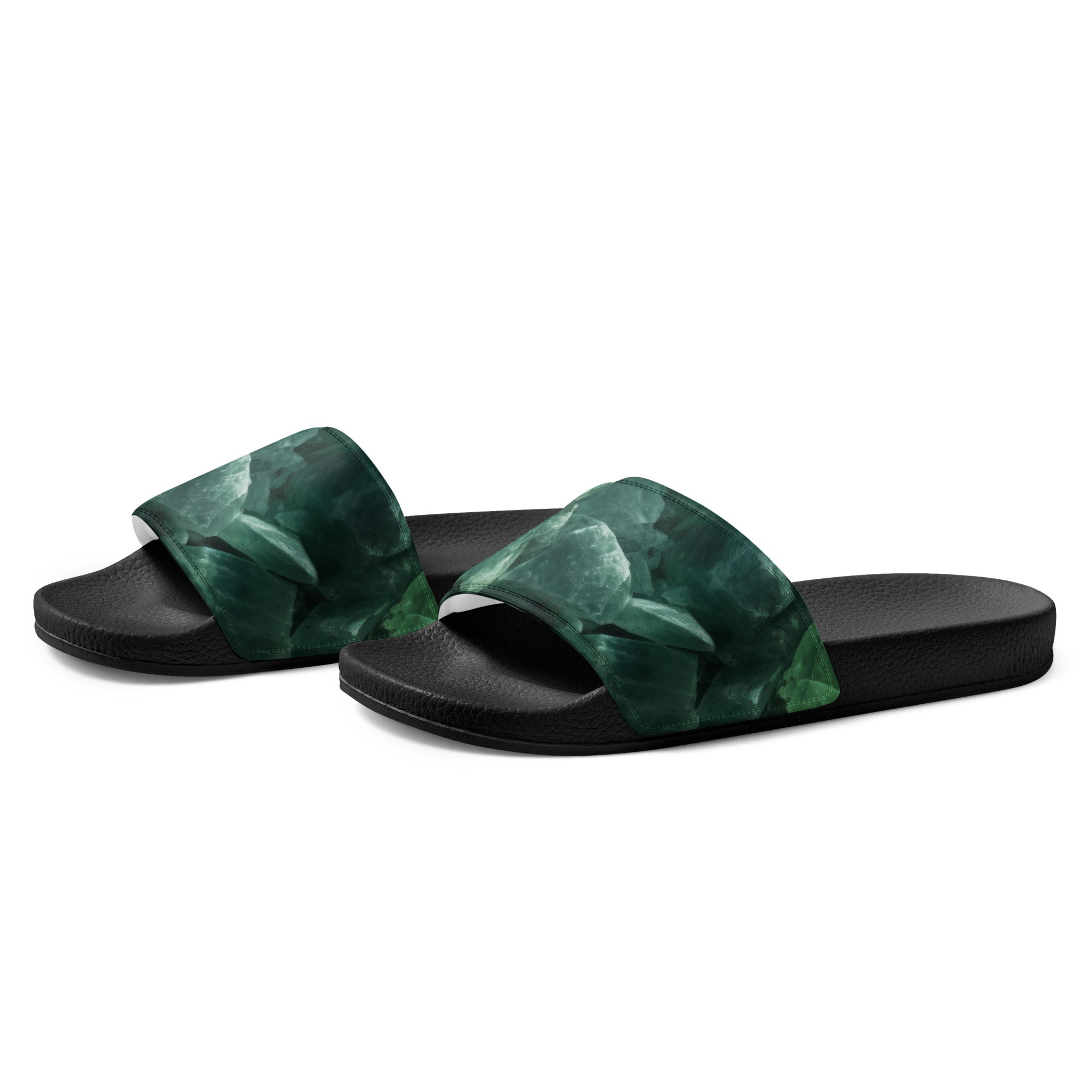 Prehnite Rock Men's Slides by Visual Verse - Image 3