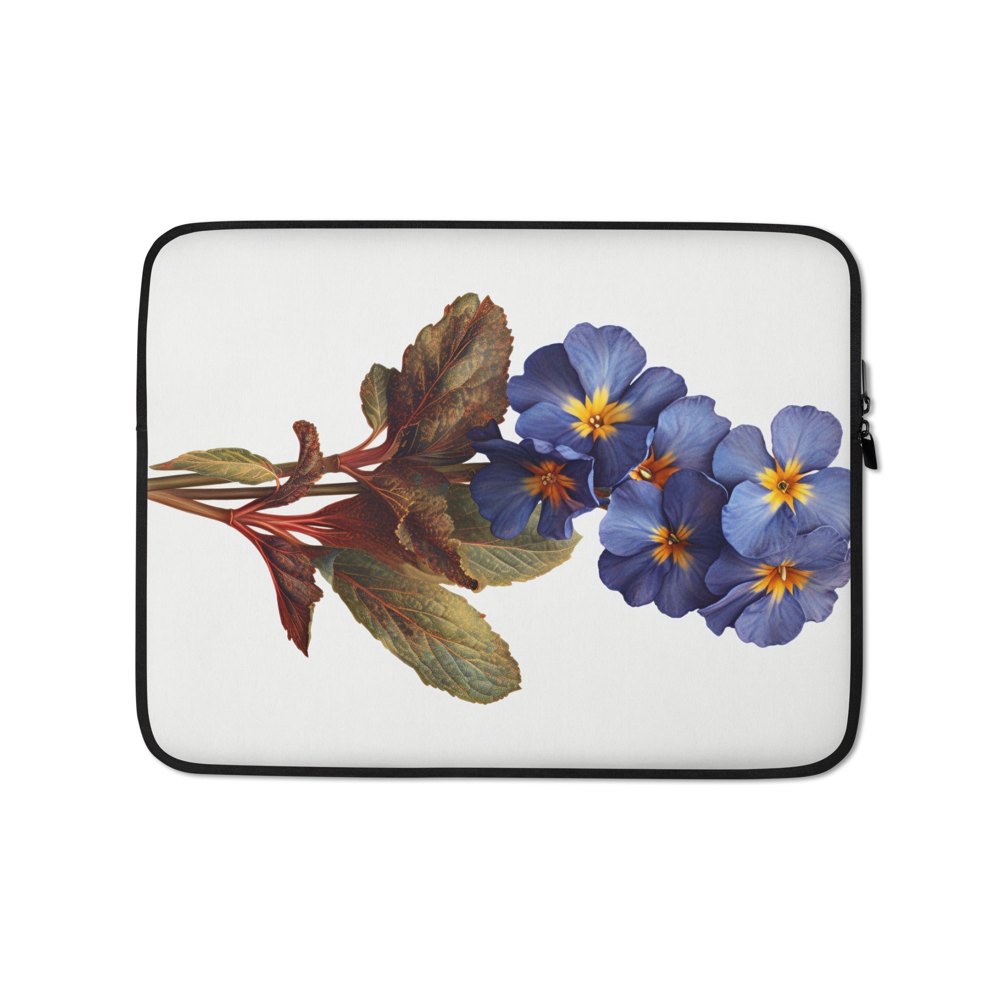 Primrose Flower Laptop Sleeve by Visual Verse - Image 2