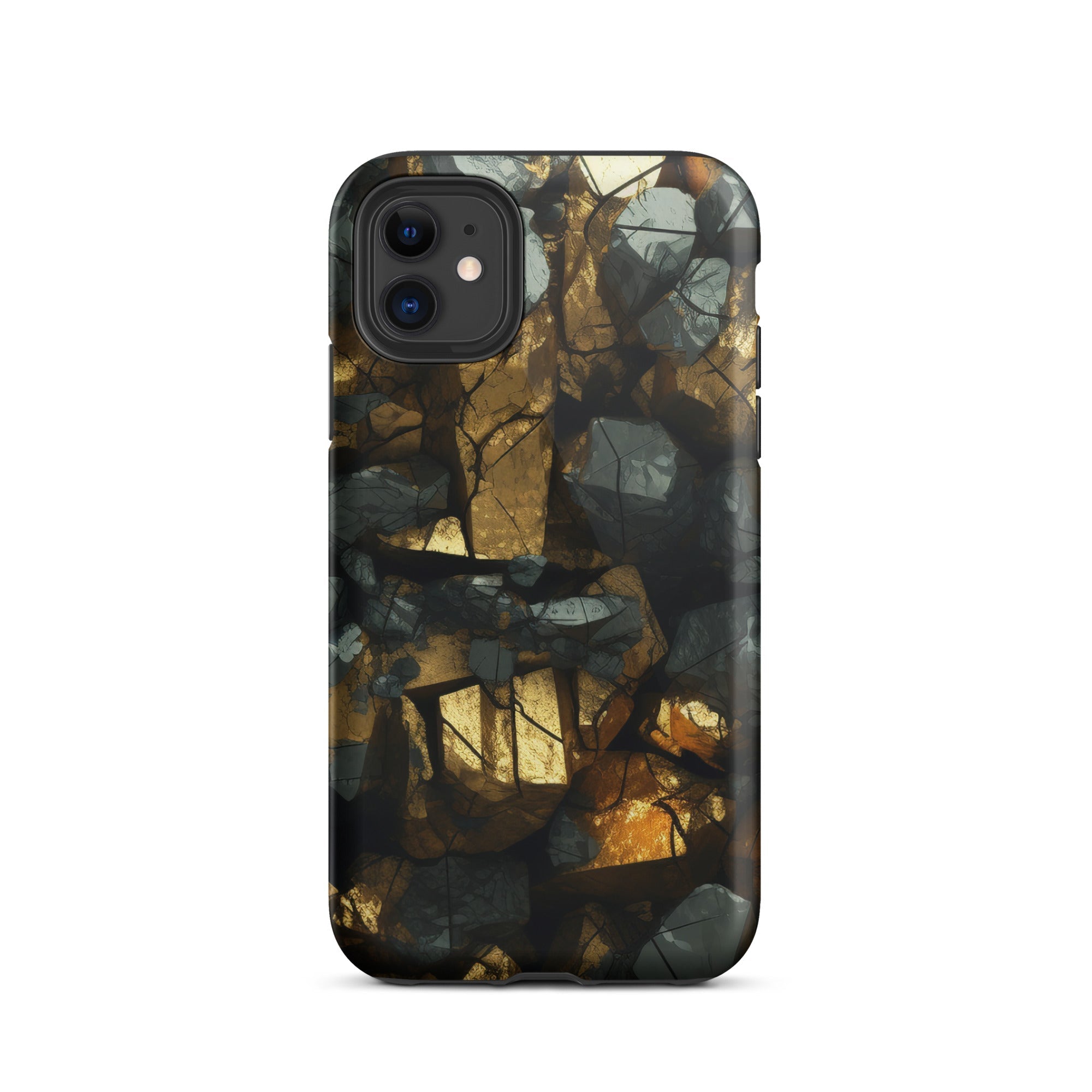 Pyrite Rock iPhone Case by Visual Verse - Image 1