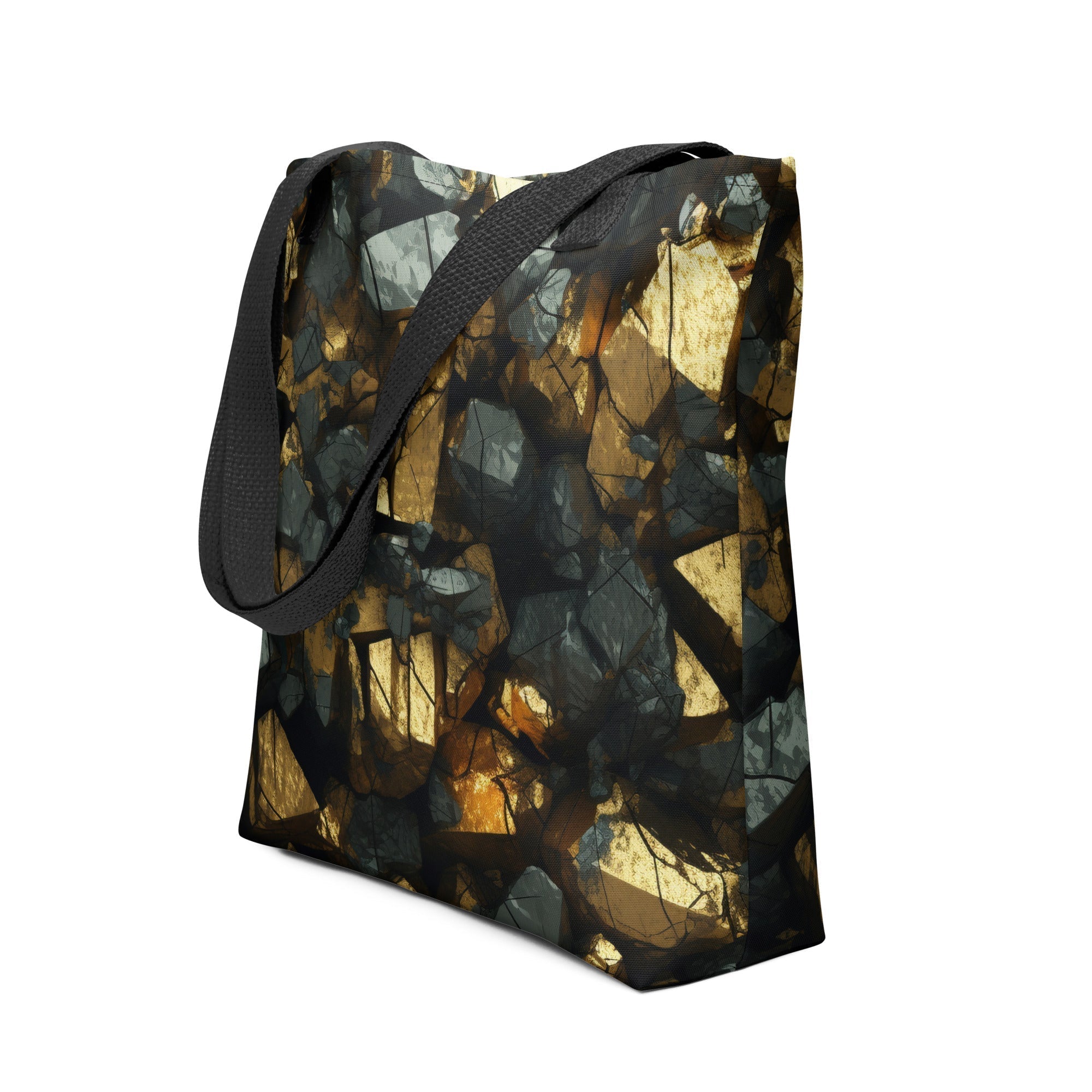 Pyrite Rock Tote Bag by Visual Verse - Image 1