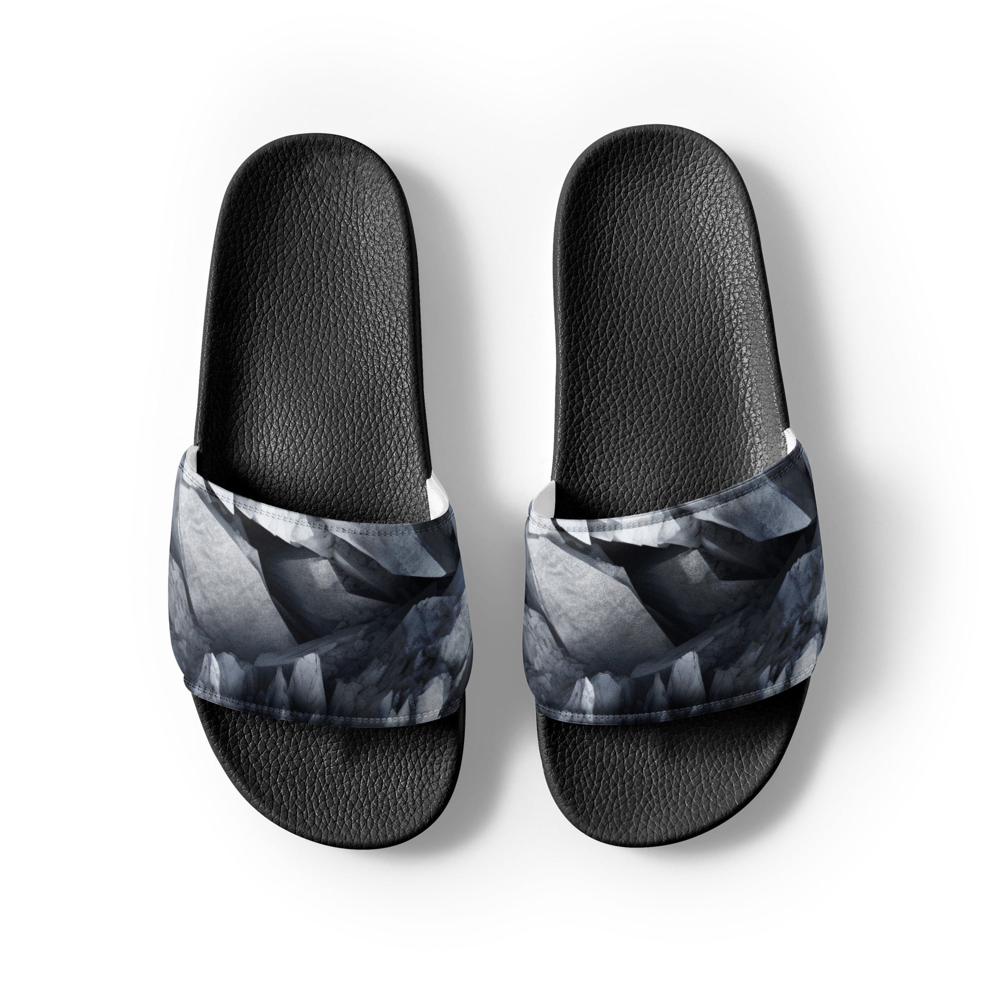 Quartz Rock Men's Slides by Visual Verse - Image 2