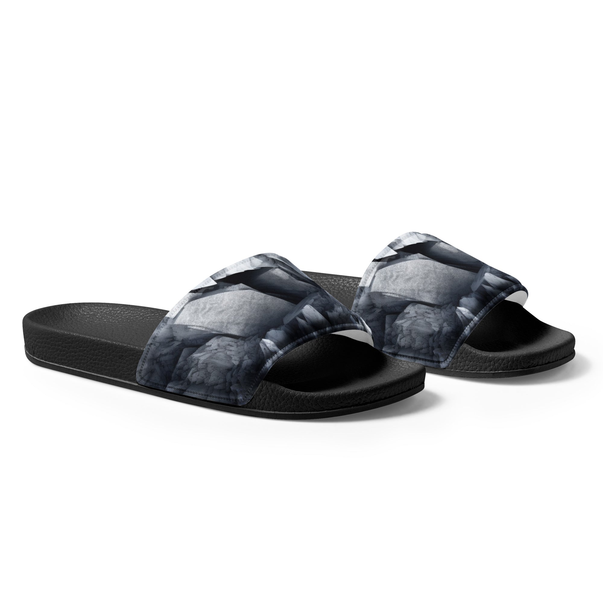 Quartz Rock Men's Slides by Visual Verse - Image 4