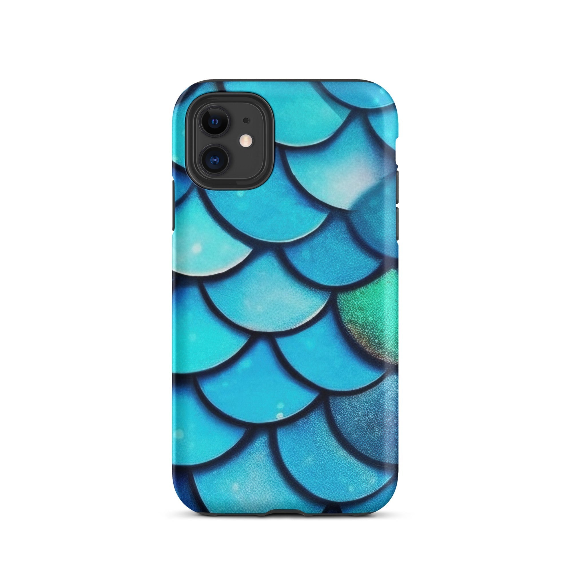 Rainbow Fish Scales iPhone Case by Visual Verse - Image 2