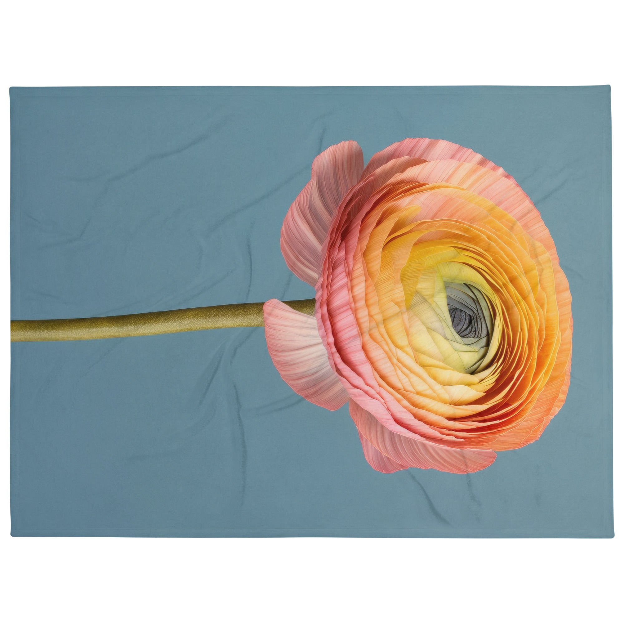 Ranunculus Flower Blanket by Visual Verse - Image 1