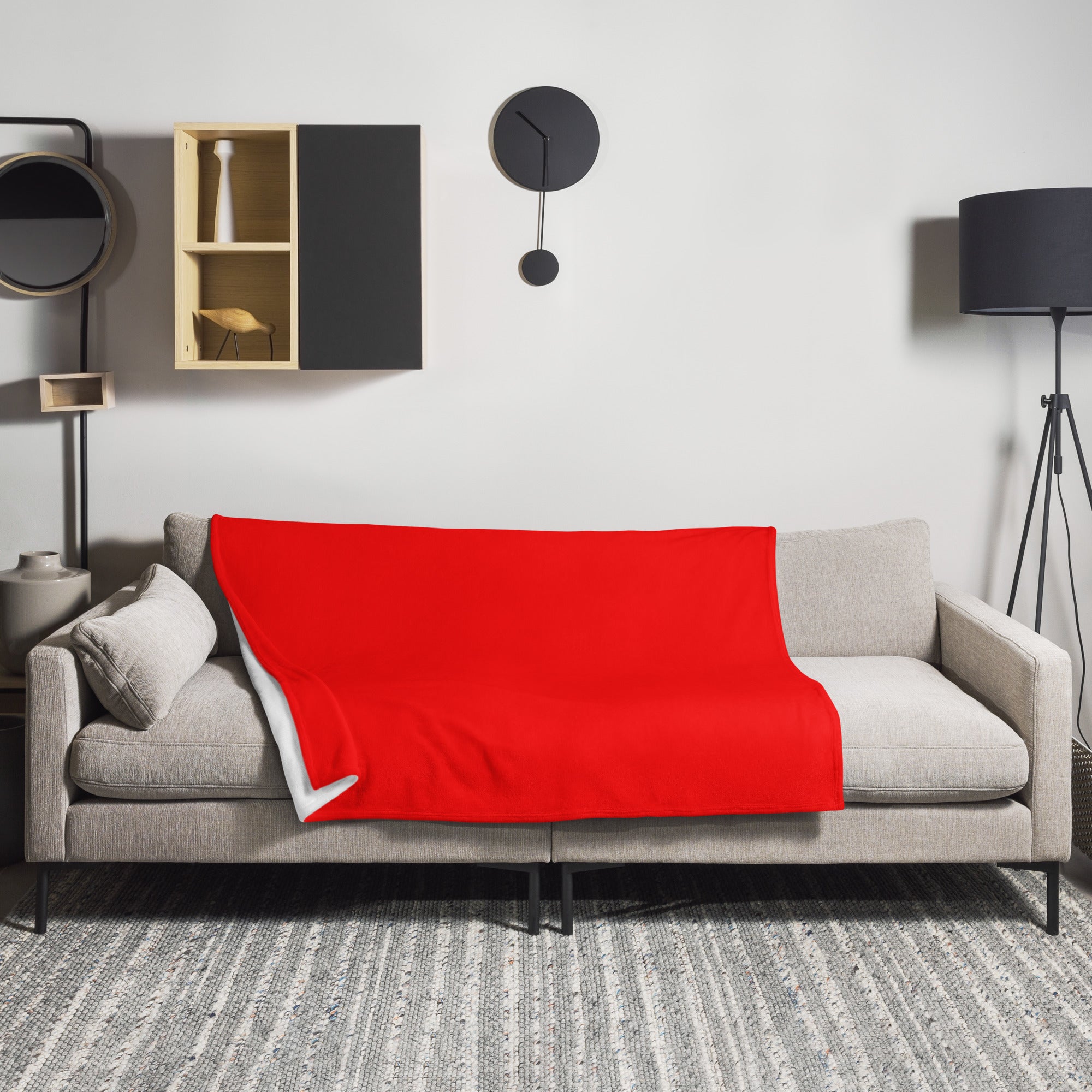 Red Color Blanket by Visual Verse - Image 1