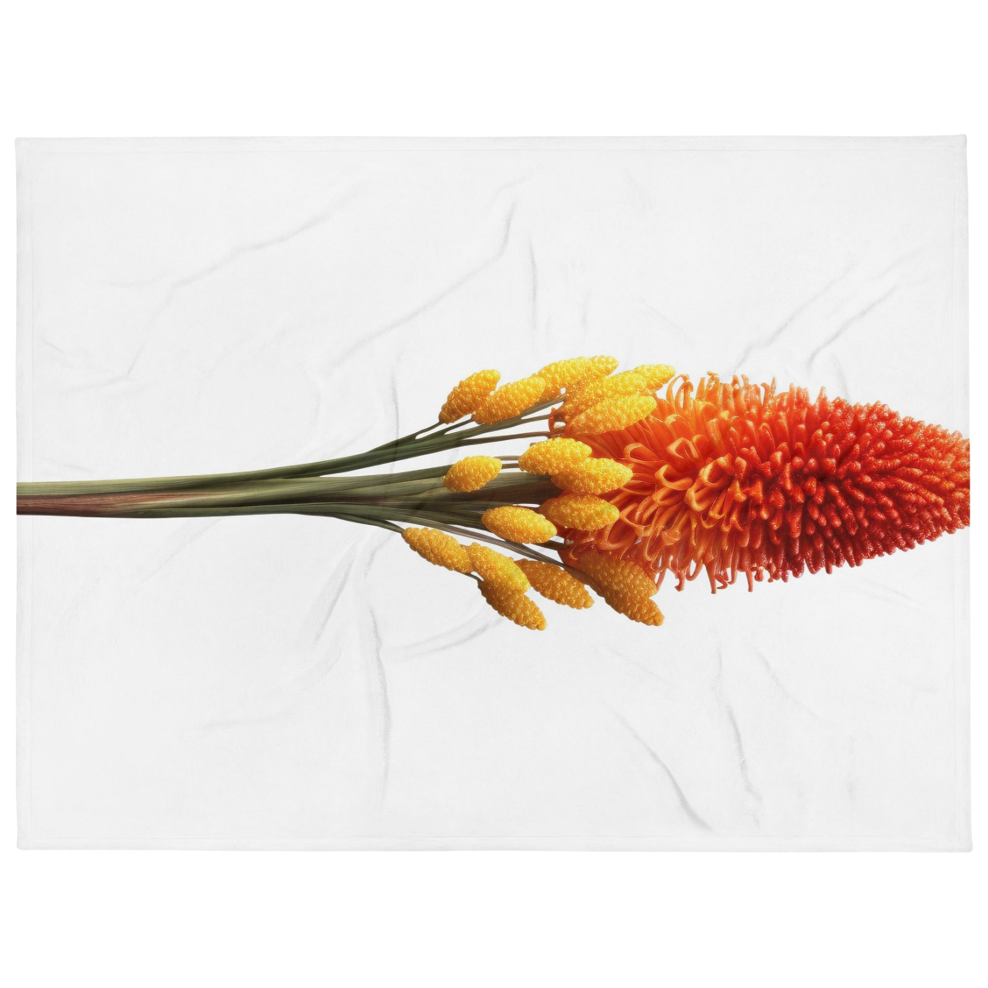 Red Hot Poker Flower Blanket by Visual Verse - Image 1