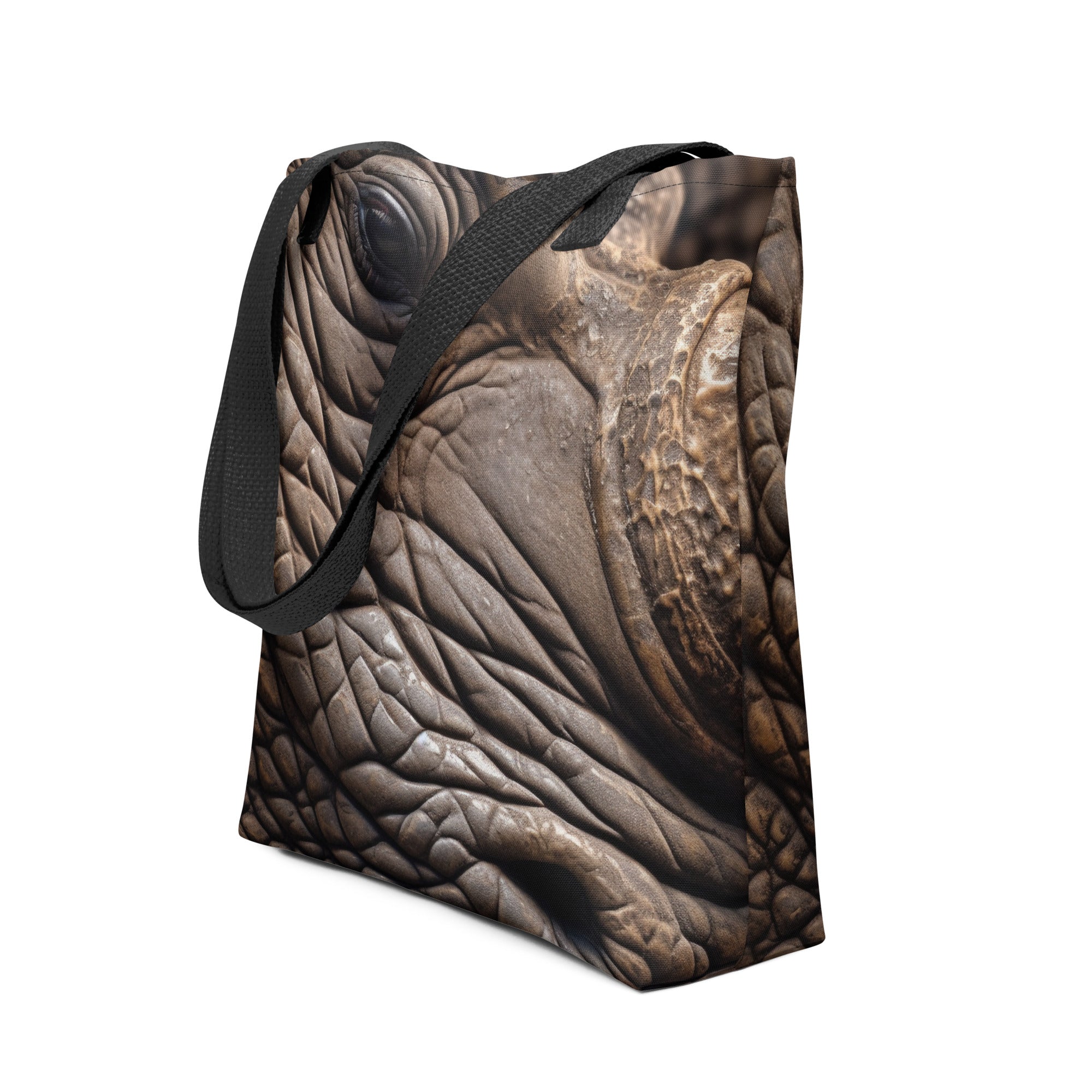 Rhino Skin Tote Bag by Visual Verse - Image 1