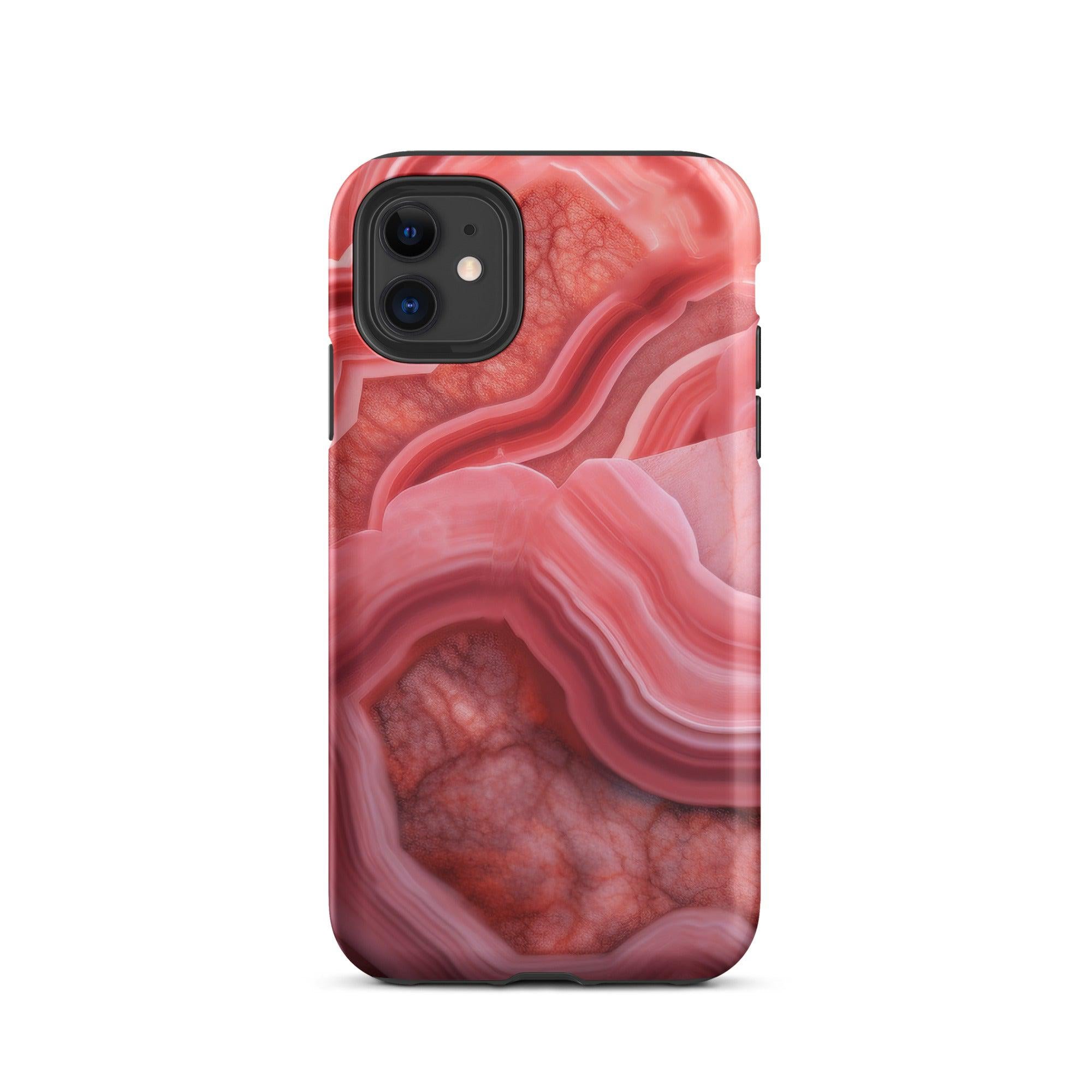 Rhodochrosite iPhone Case by Visual Verse - Image 2